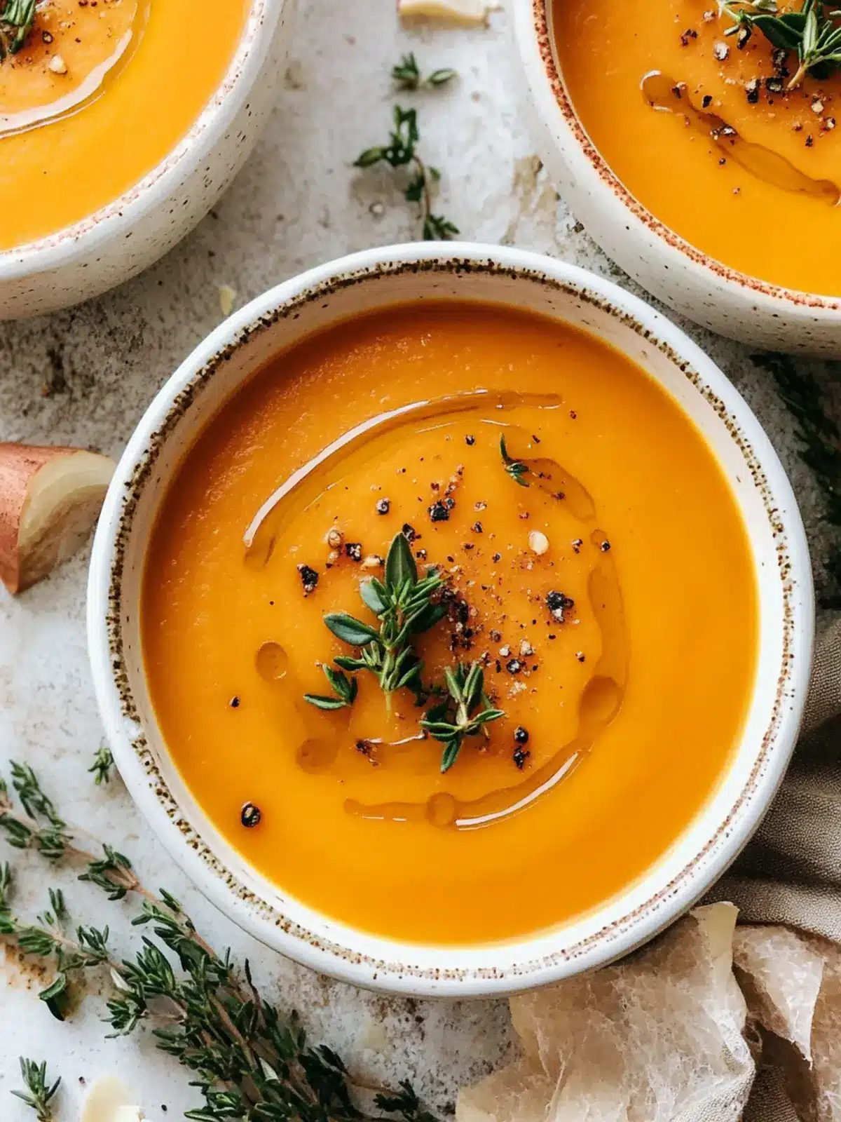 Butternut Squash Sweet Potato Soup