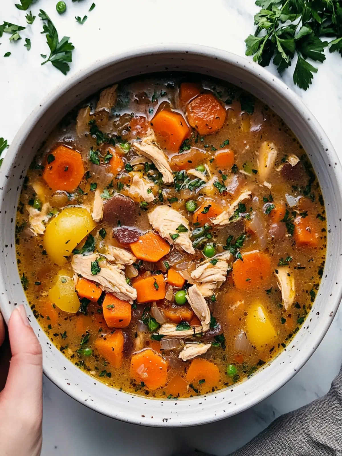 Soul-Warming Chicken Stew Loaded with Bacon and Veggies 4 Chicken Stew