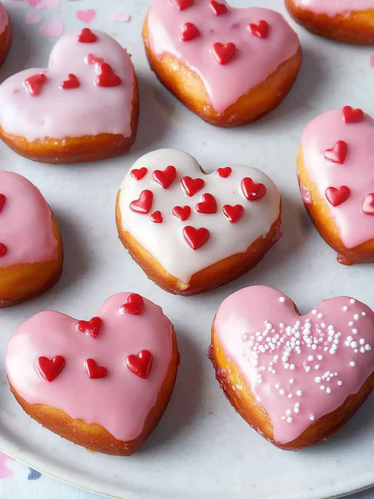 Homemade Valentine’s Heart Shaped Donuts to Delight Everyone 4 Homemade Valentine’s Heart Shaped Donuts