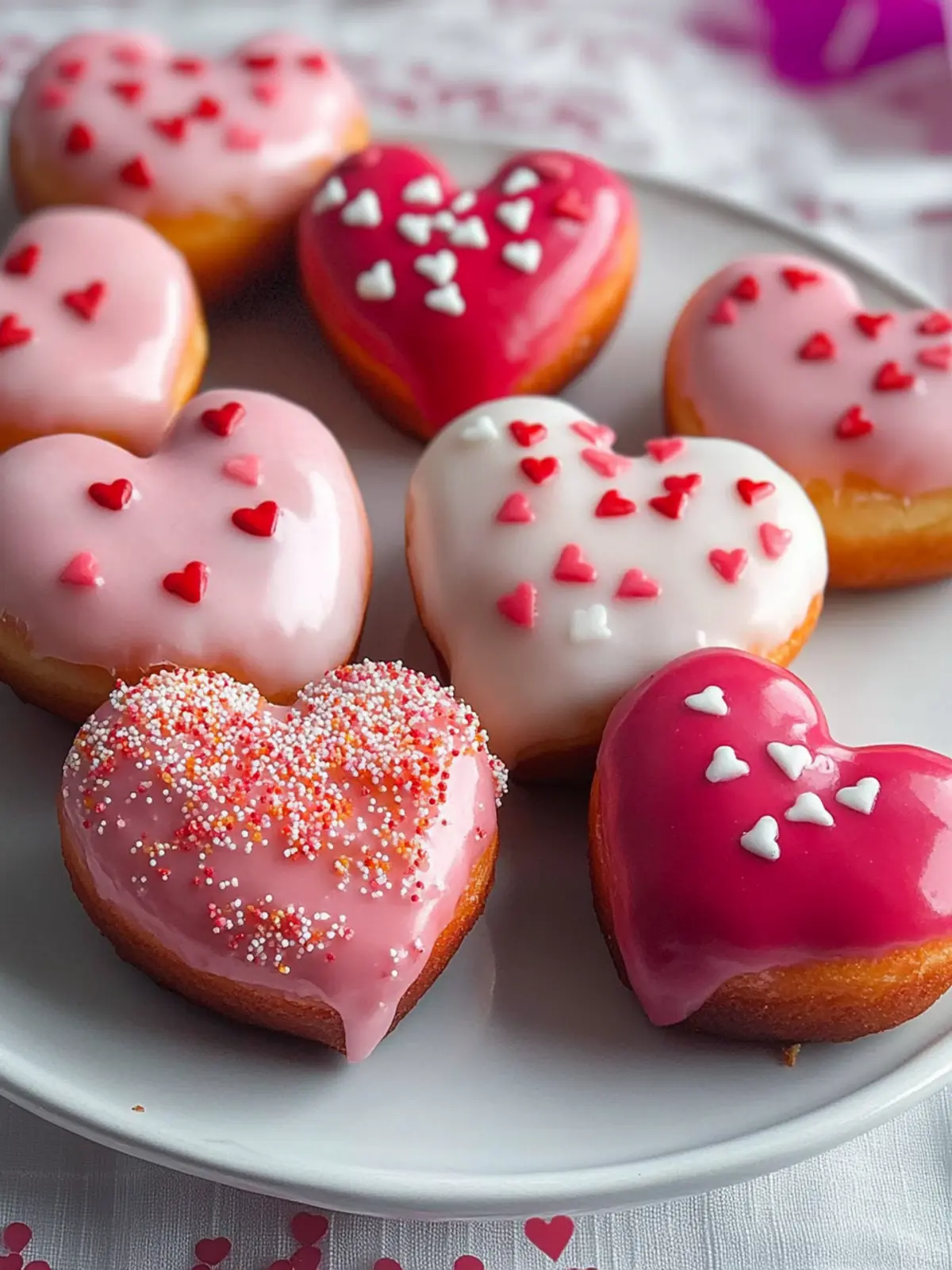 Homemade Valentine’s Heart Shaped Donuts to Delight Everyone 5 Homemade Valentine’s Heart Shaped Donuts