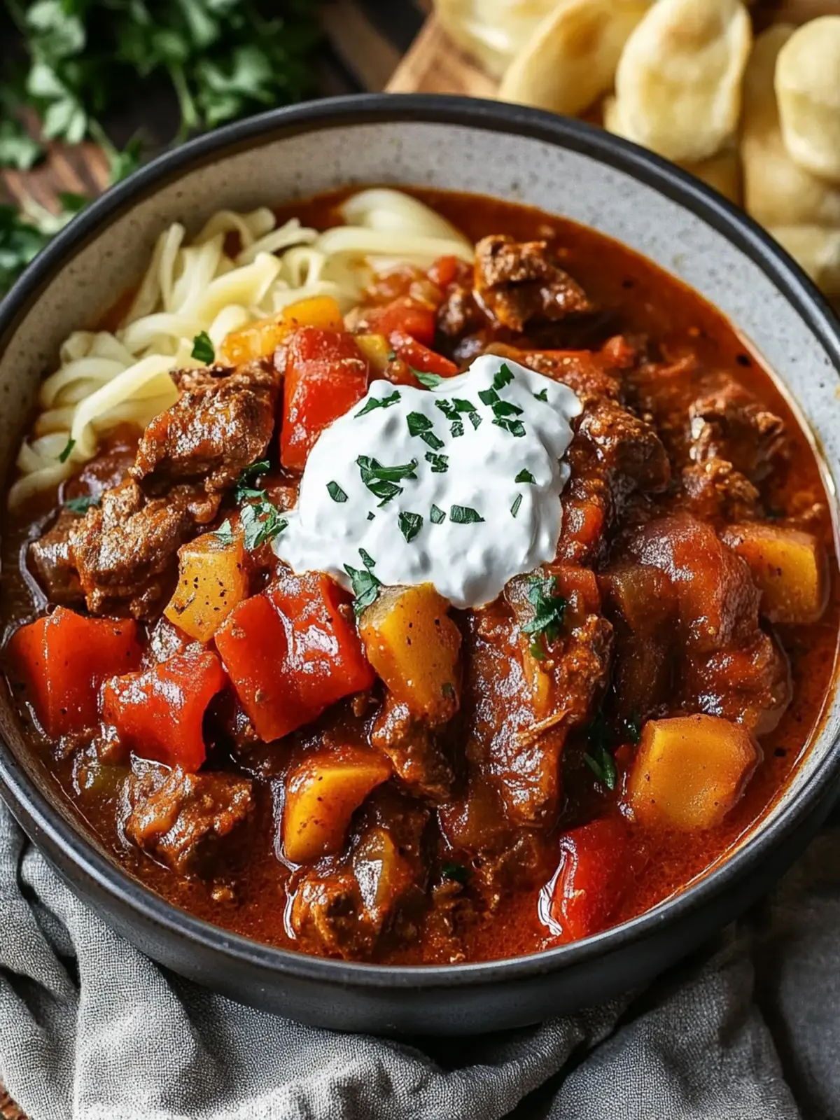 Slow Cooker Hungarian Goulash