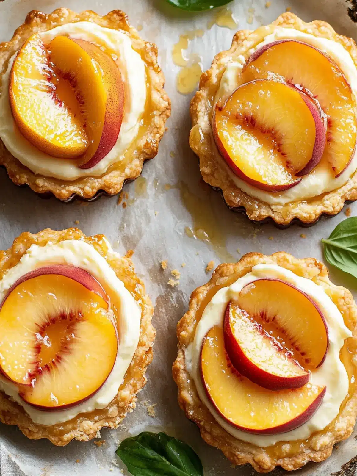 Irresistible Mini Peach Cream Cheese Tarts for Summer Bliss 5 Mini Peach Cream Cheese Tarts