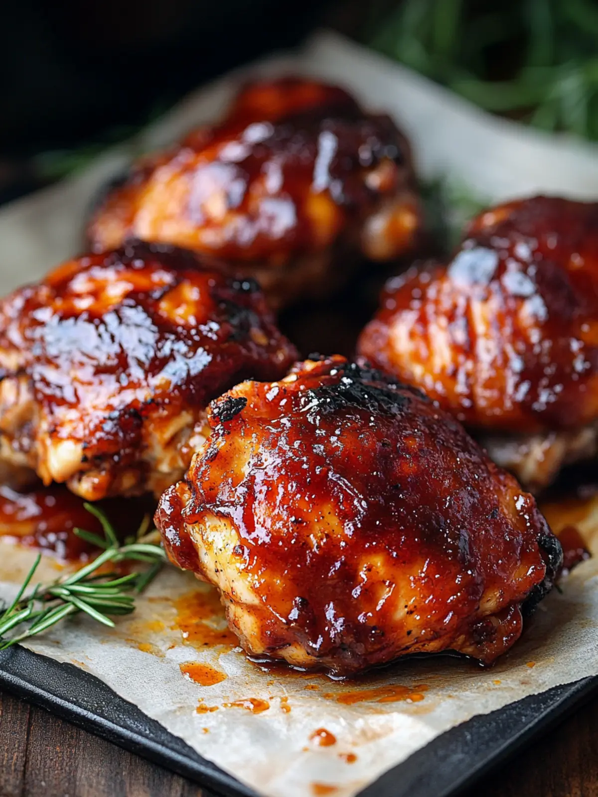 Crispy Baked BBQ Chicken Thighs That Everyone Will Love 2 Baked BBQ Chicken Thighs