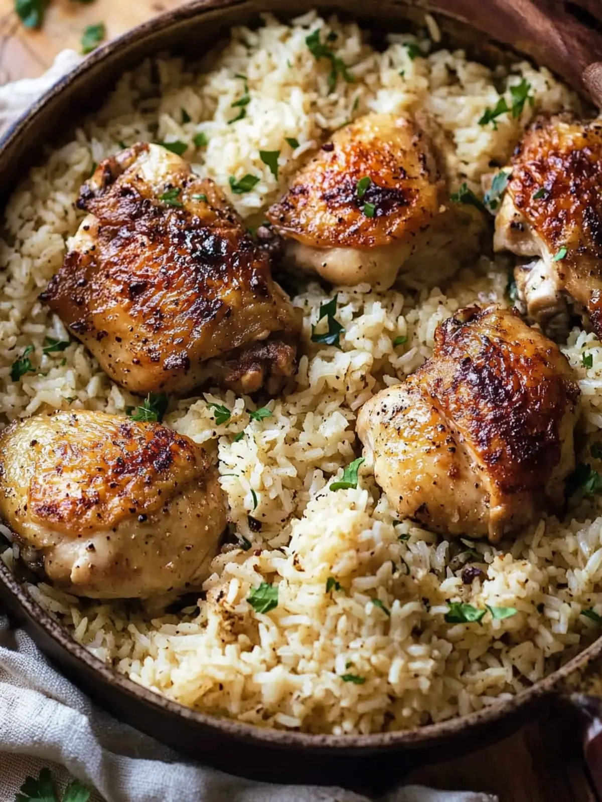 Oven Baked Chicken and Rice