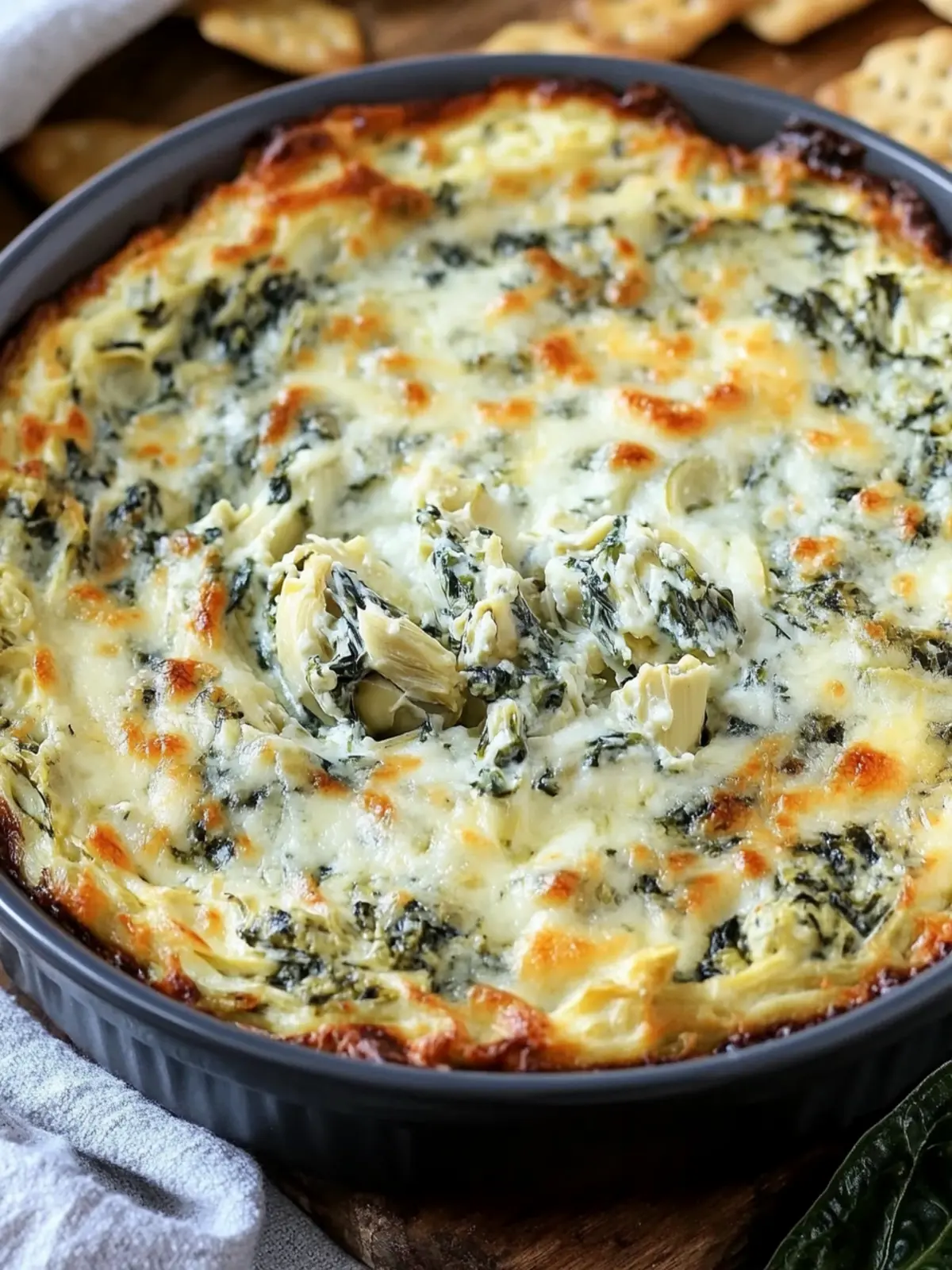 The Best Spinach Artichoke Dip You'll Want at Every Party 2 The Best Spinach Artichoke Dip