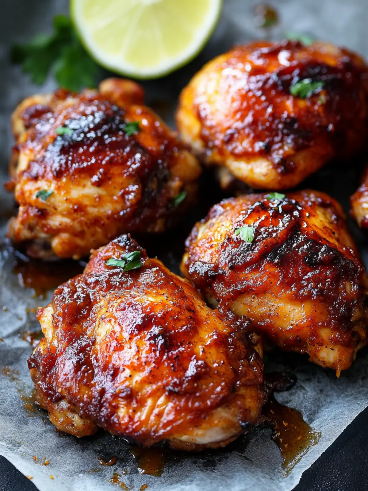 Crispy Baked BBQ Chicken Thighs That Everyone Will Love 3 Baked BBQ Chicken Thighs