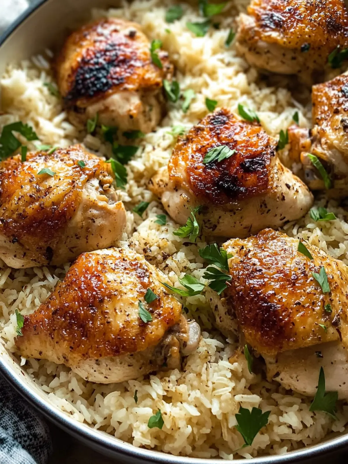 Oven Baked Chicken and Rice