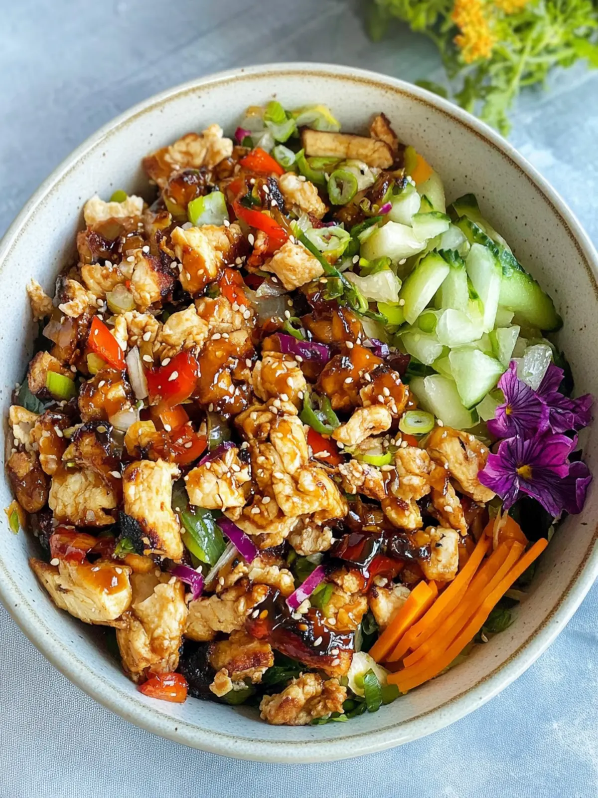 Savory Blackstone Egg Roll In A Bowl in Just 20 Minutes! 3 Blackstone Egg Roll In A Bowl