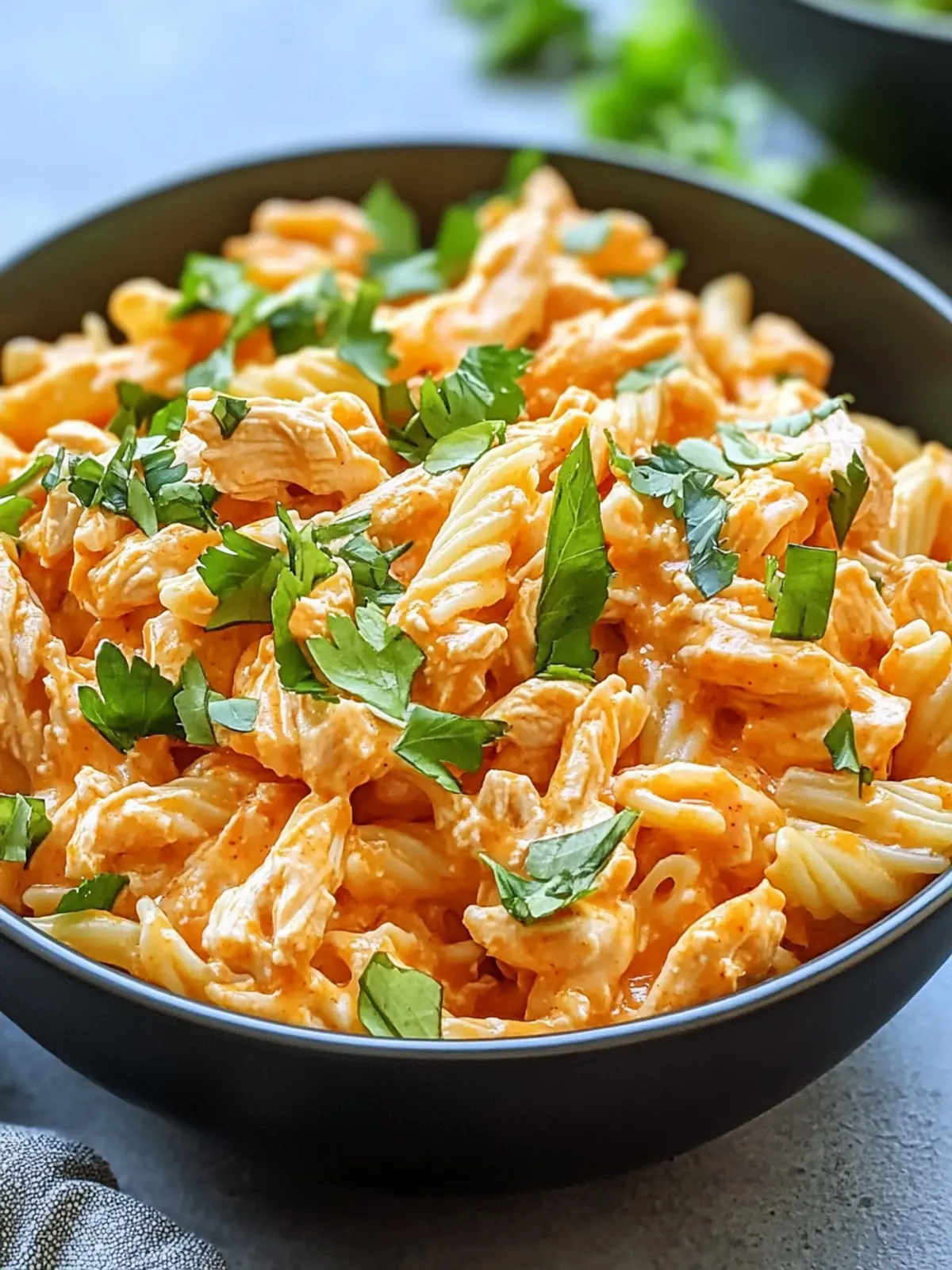 Instant Pot Buffalo Chicken Pasta Delight