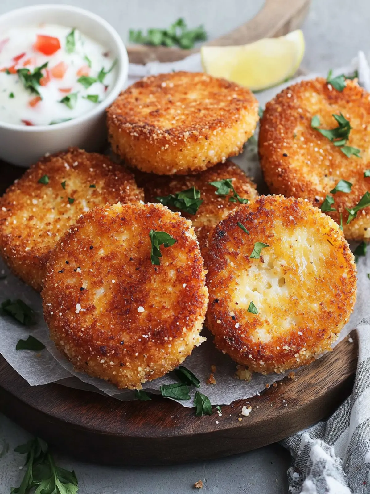 Cheesy Fried Grit Cakes: Your New Favorite Comfort Food! 5 Cheesy Fried Grit Cakes