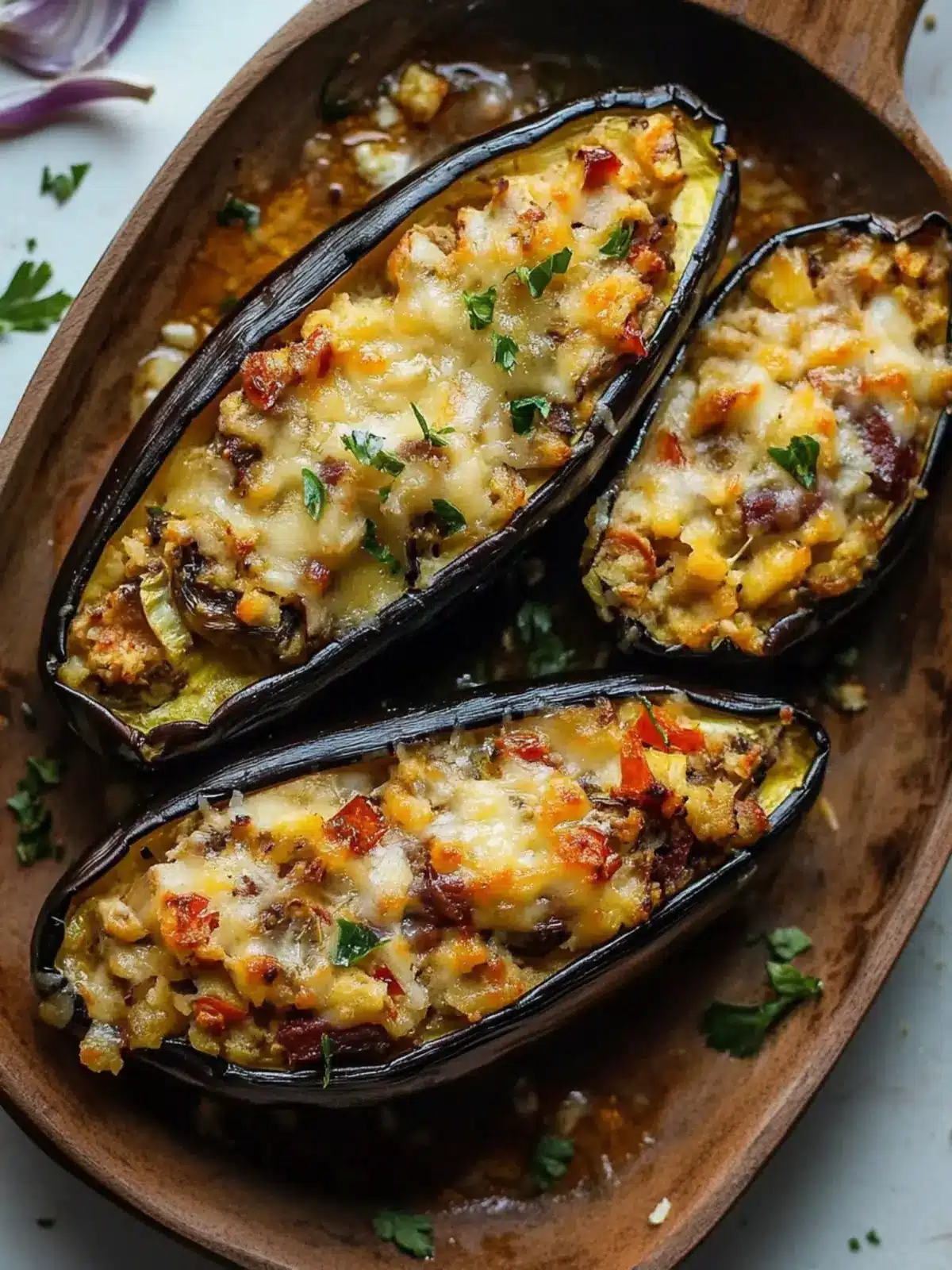Savory Stuffed Eggplant: Easy Comfort Food You'll Love 5 Stuffed Eggplant