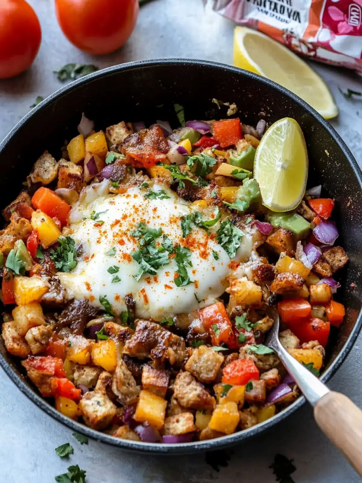 Carne Asada Breakfast Hash