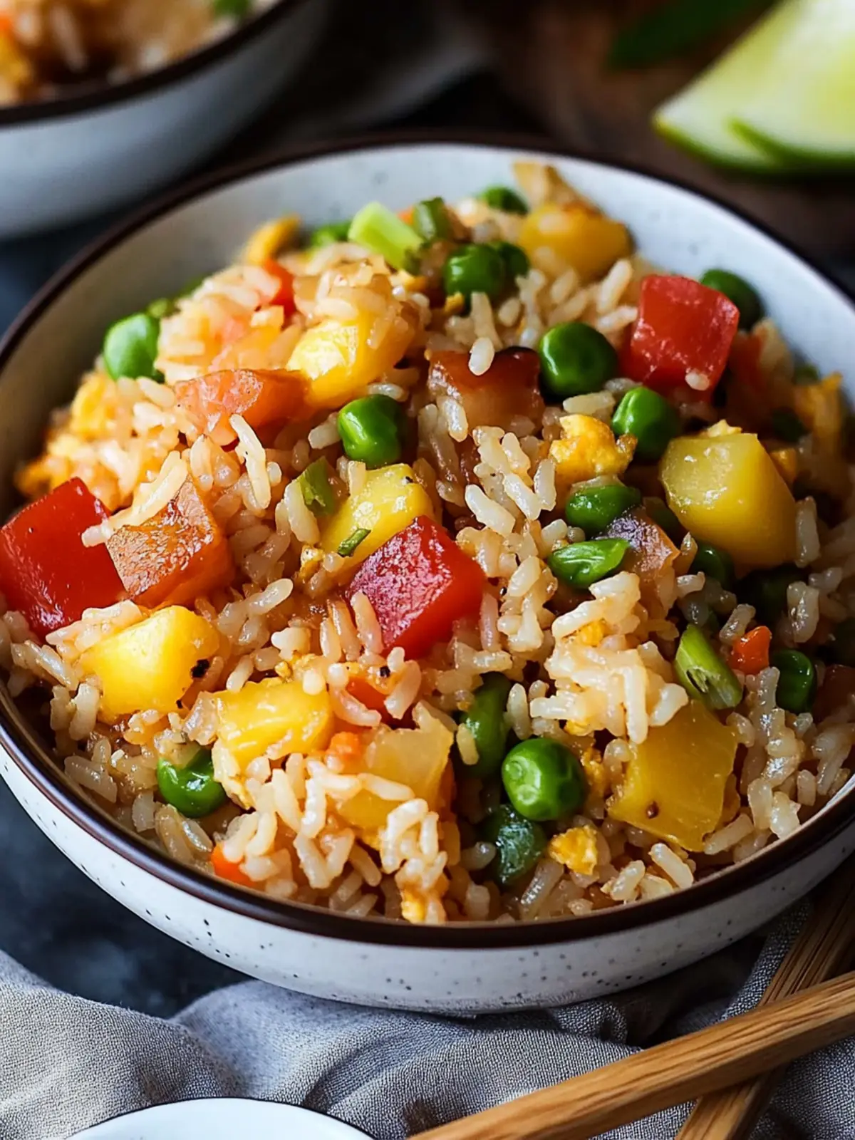 Hawaiian Fried Rice with Easy Sweet and Sour Sauce Delight 4 Hawaiian Fried Rice with Easy Sweet and Sour Sauce