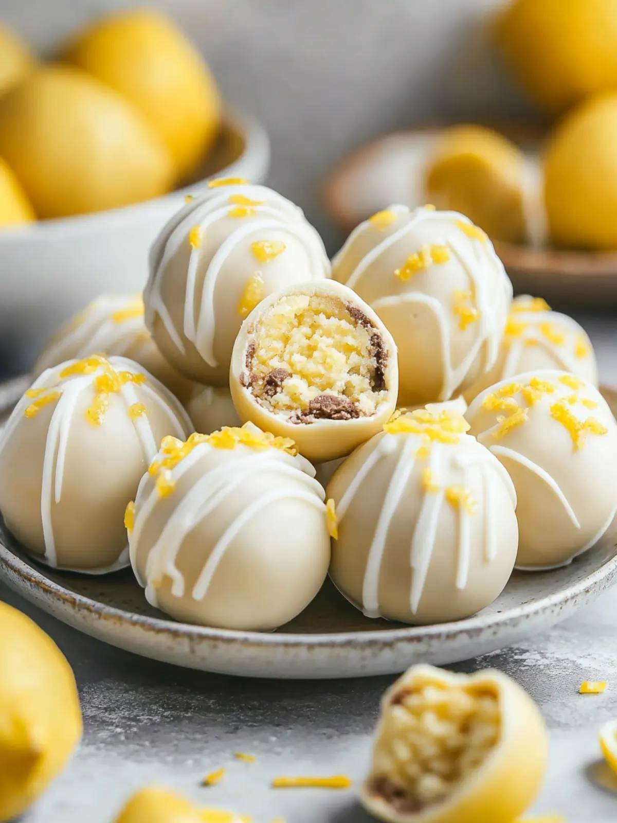 Lemon Oreo Truffles