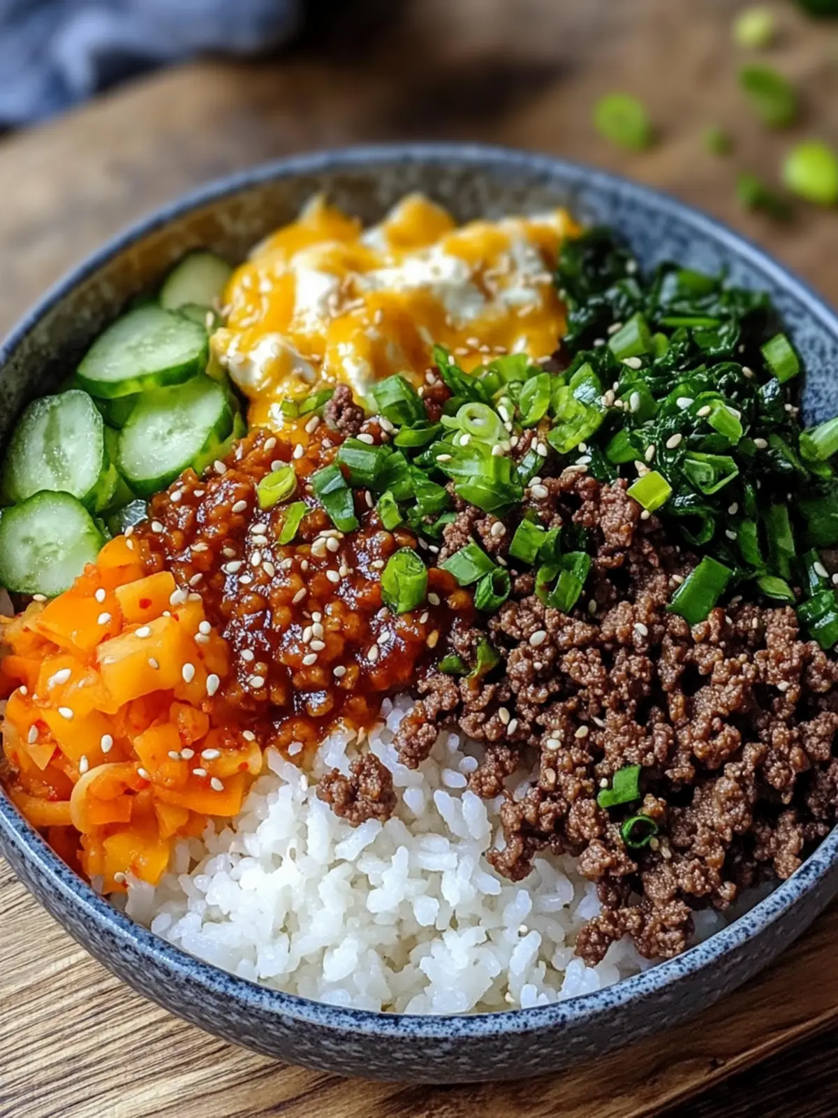 Korean Ground Beef Bowl