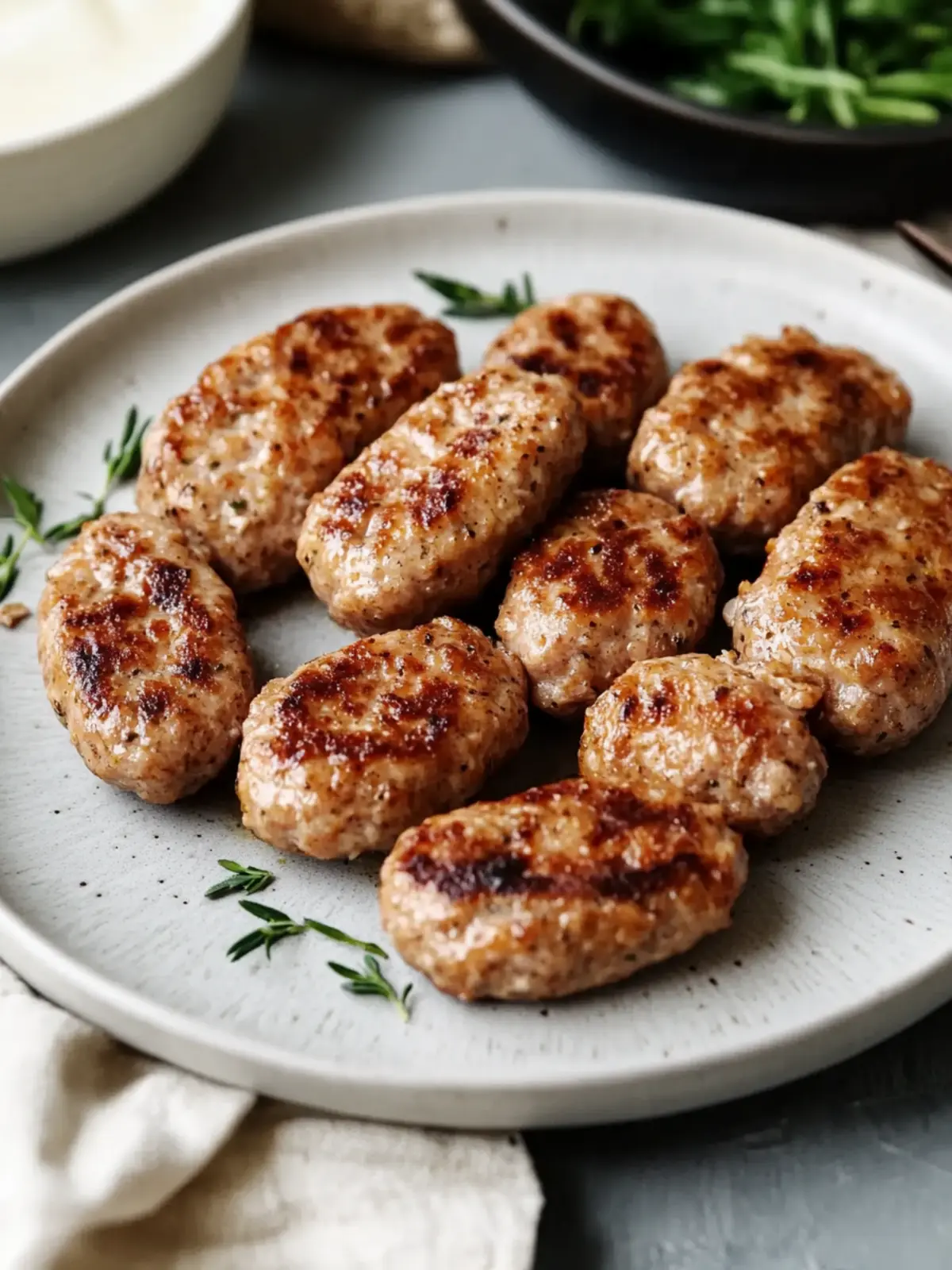 The BEST Chicken Breakfast Sausage (Gluten-Free)