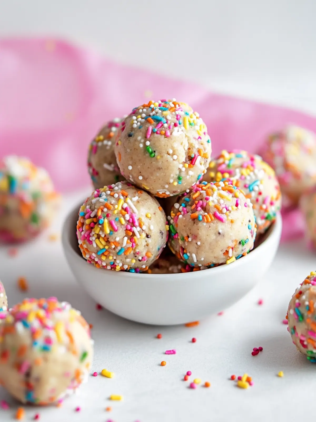 Indulge Guilt-Free with Cake Batter Protein Balls Delight 3 Cake Batter Protein Balls