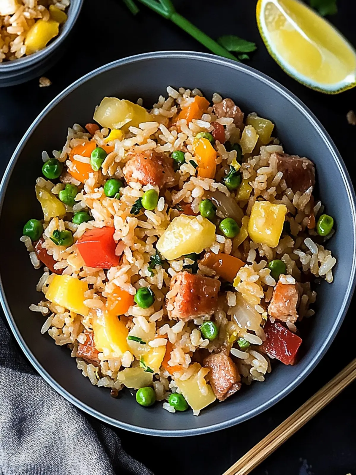 Hawaiian Fried Rice with Easy Sweet and Sour Sauce Delight 5 Hawaiian Fried Rice with Easy Sweet and Sour Sauce
