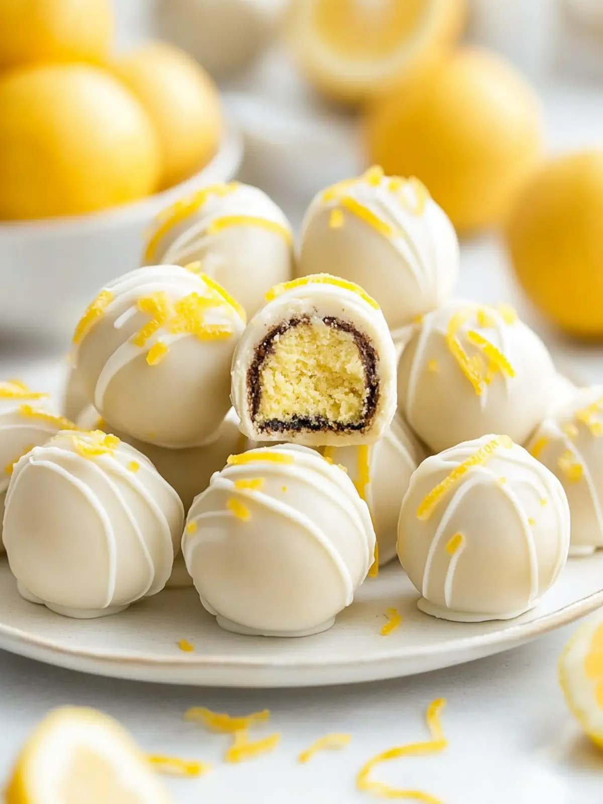 Lemon Oreo Truffles