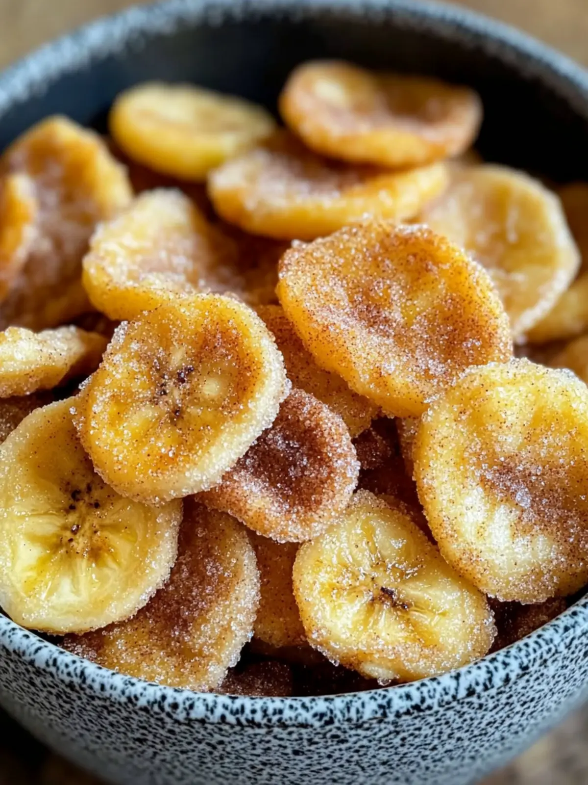Quick & Easy Cinnamon-Sugar Air Fryer Banana Chips to Crave! 3 Quick & Easy Cinnamon-Sugar Air Fryer Banana Chips