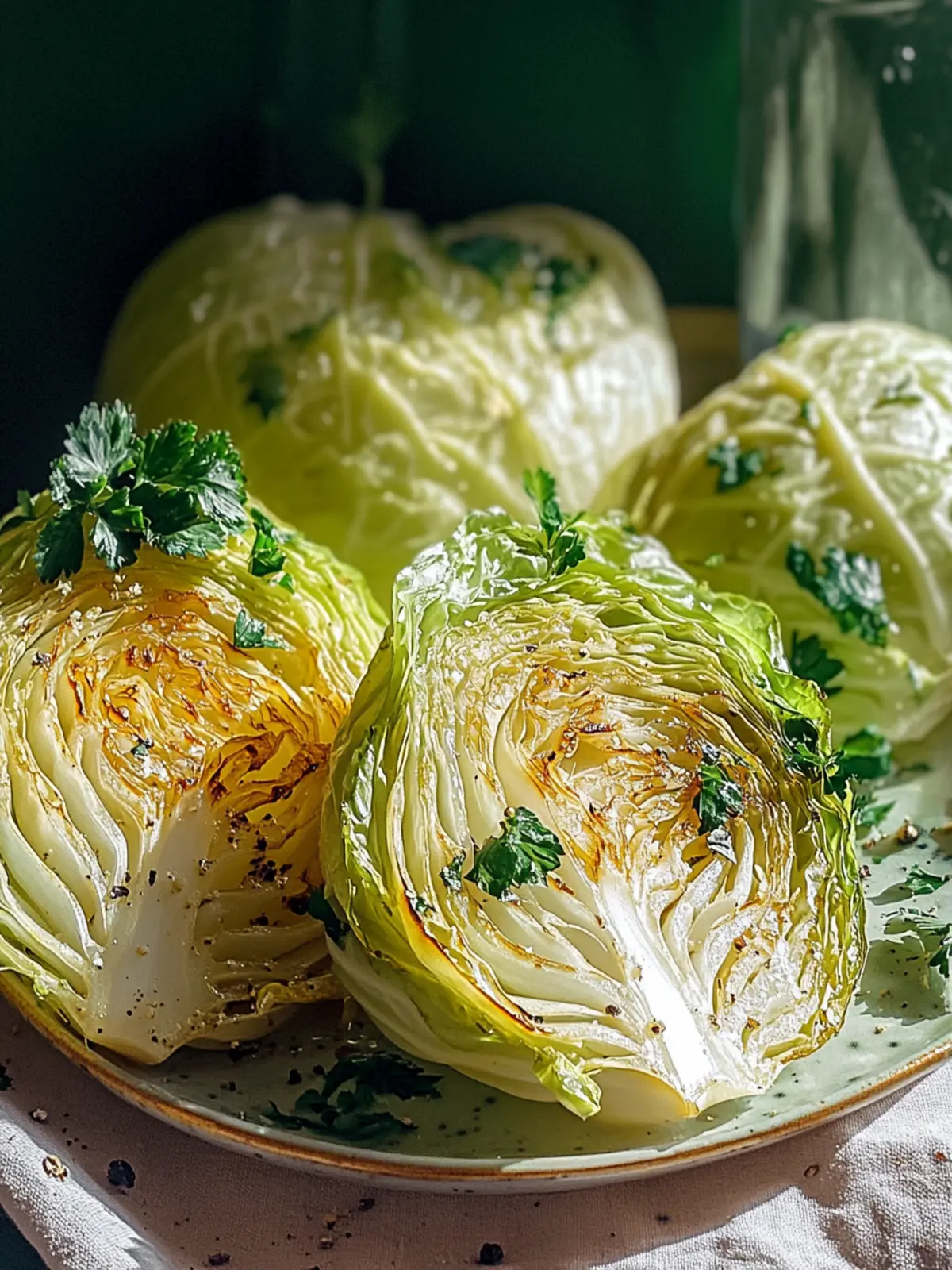 Melted Cabbage with Garlic and Parmesan: A Veggie Delight 4 Melted Cabbage