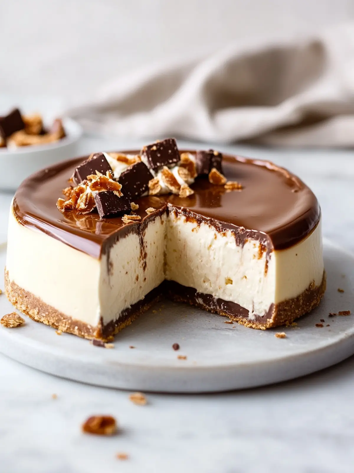 Decadent Twix Cheesecake Recipe You Can't Resist! 2 Twix Cheesecake