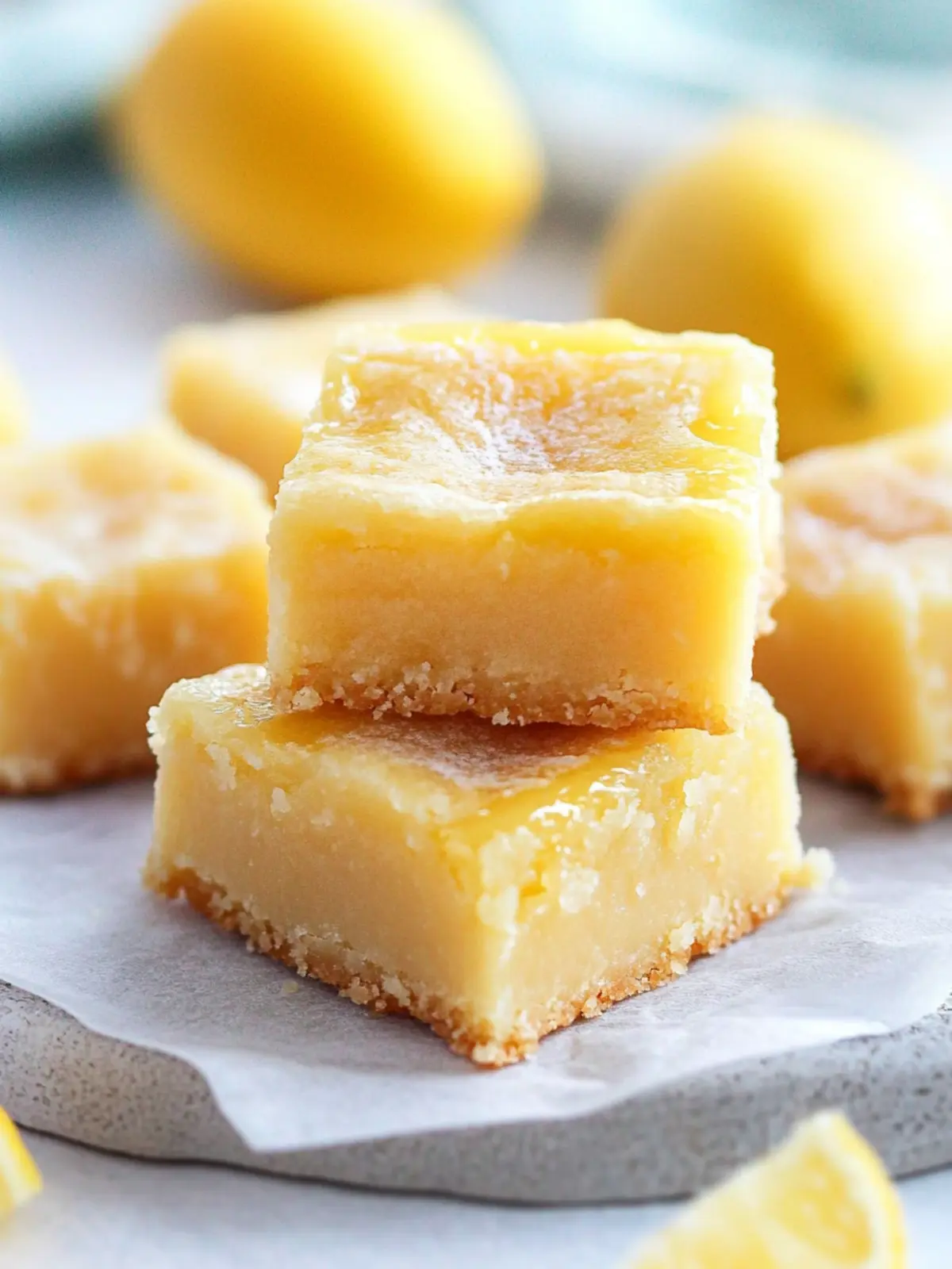 Easy Lemon Curd Blondies - Irresistibly Moist Treats
