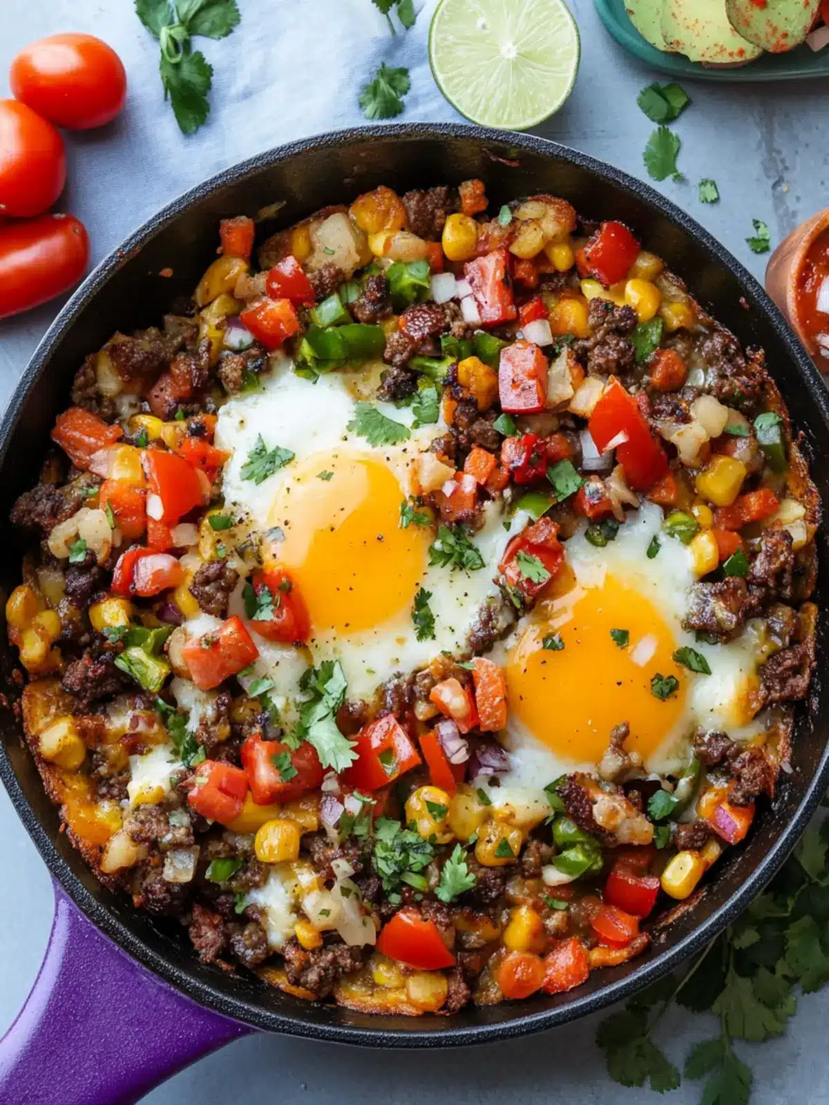Carne Asada Breakfast Hash