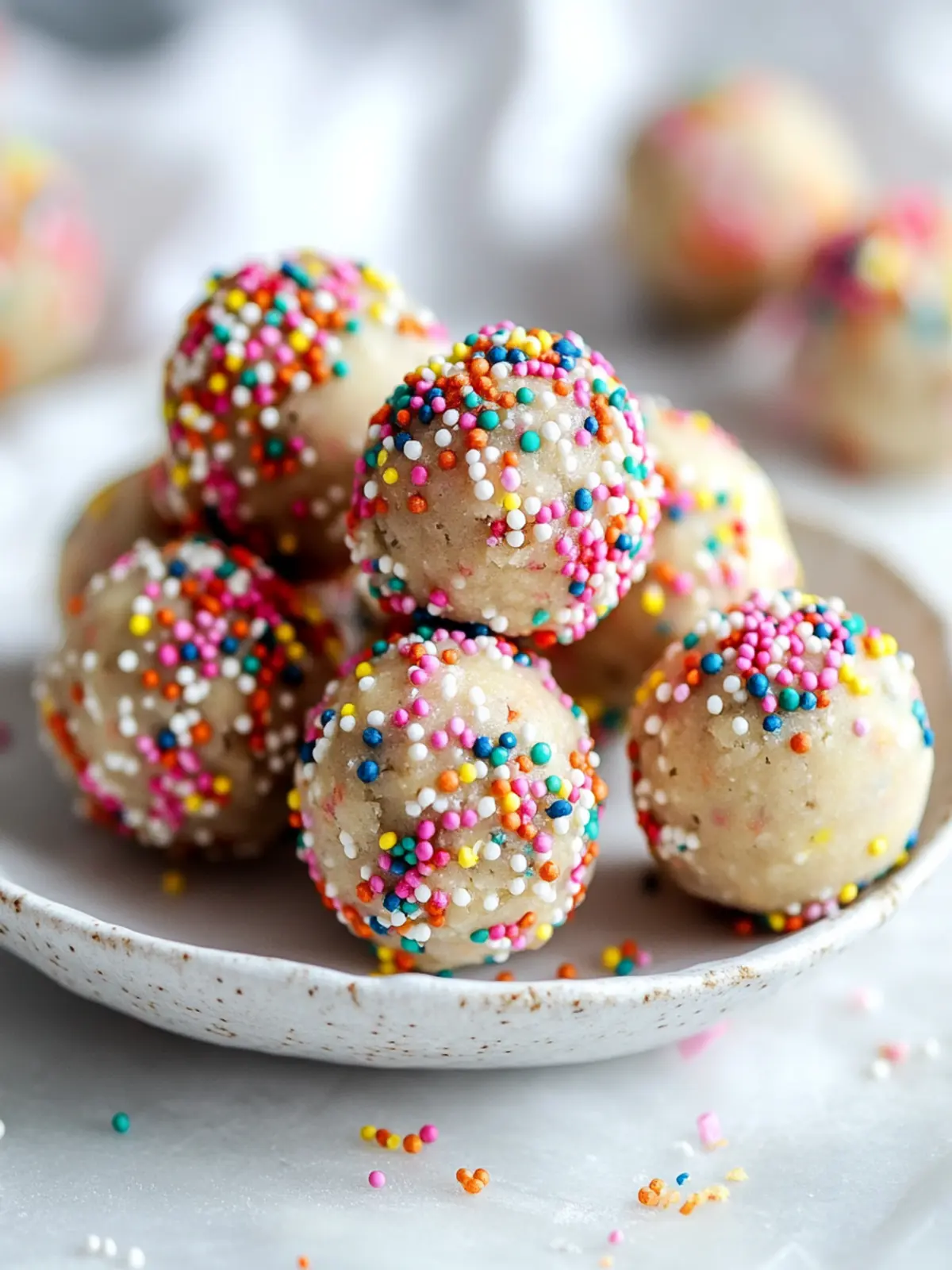 Indulge Guilt-Free with Cake Batter Protein Balls Delight 4 Cake Batter Protein Balls