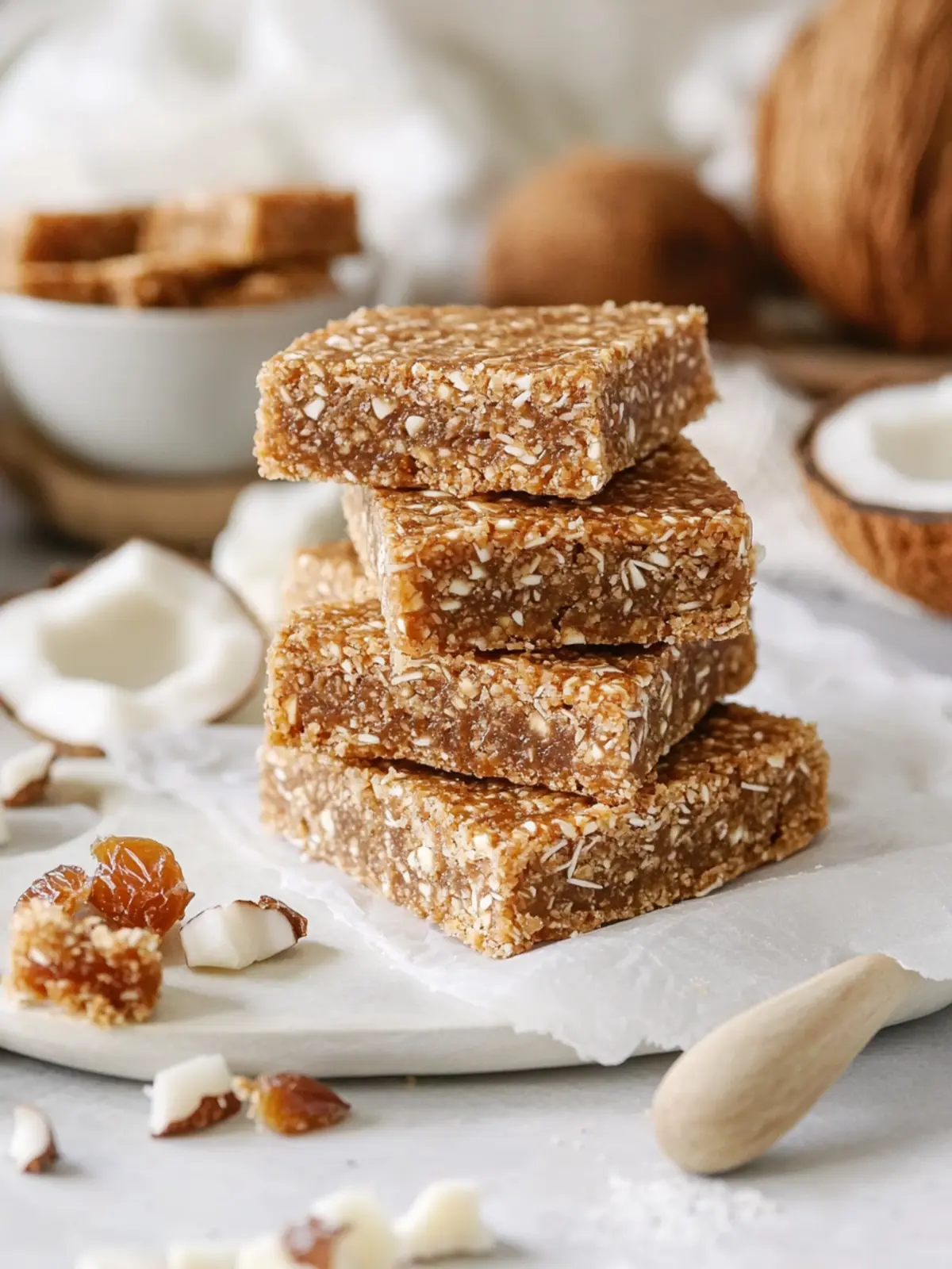 Delicious No-Bake Coconut Date Bars You’ll Crave Daily 2 Coconut Date Bars (No-Bake)