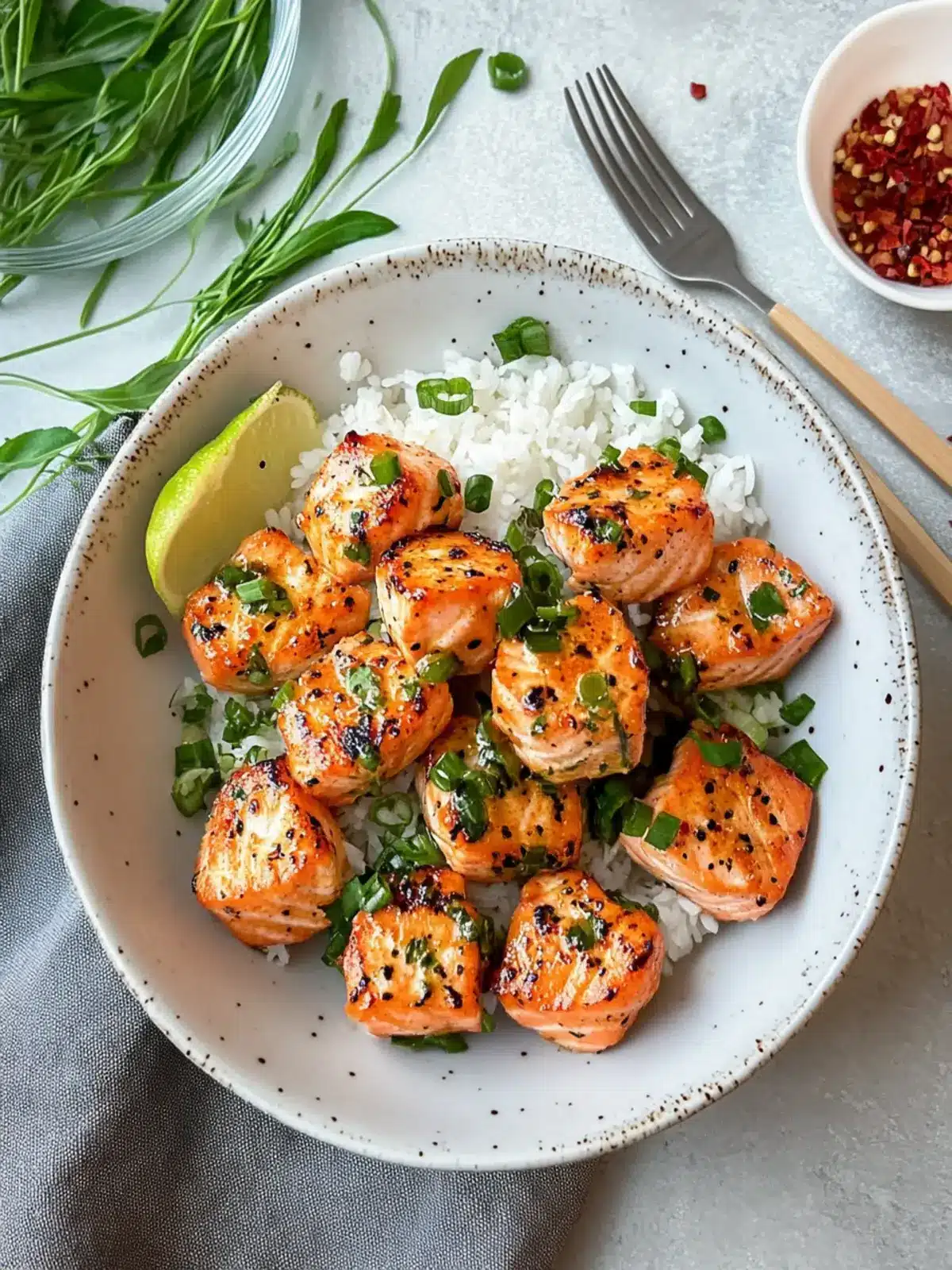 Bang Bang Salmon Bites