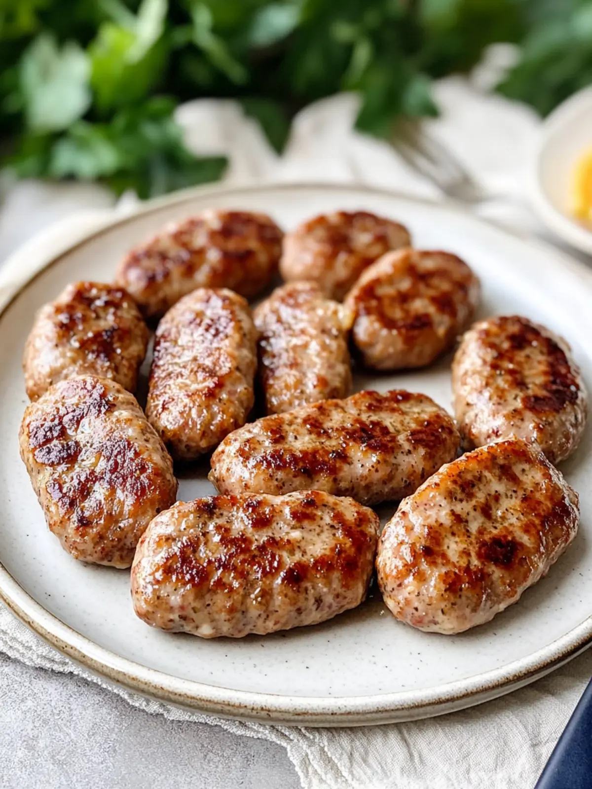 The BEST Chicken Breakfast Sausage (Gluten-Free)