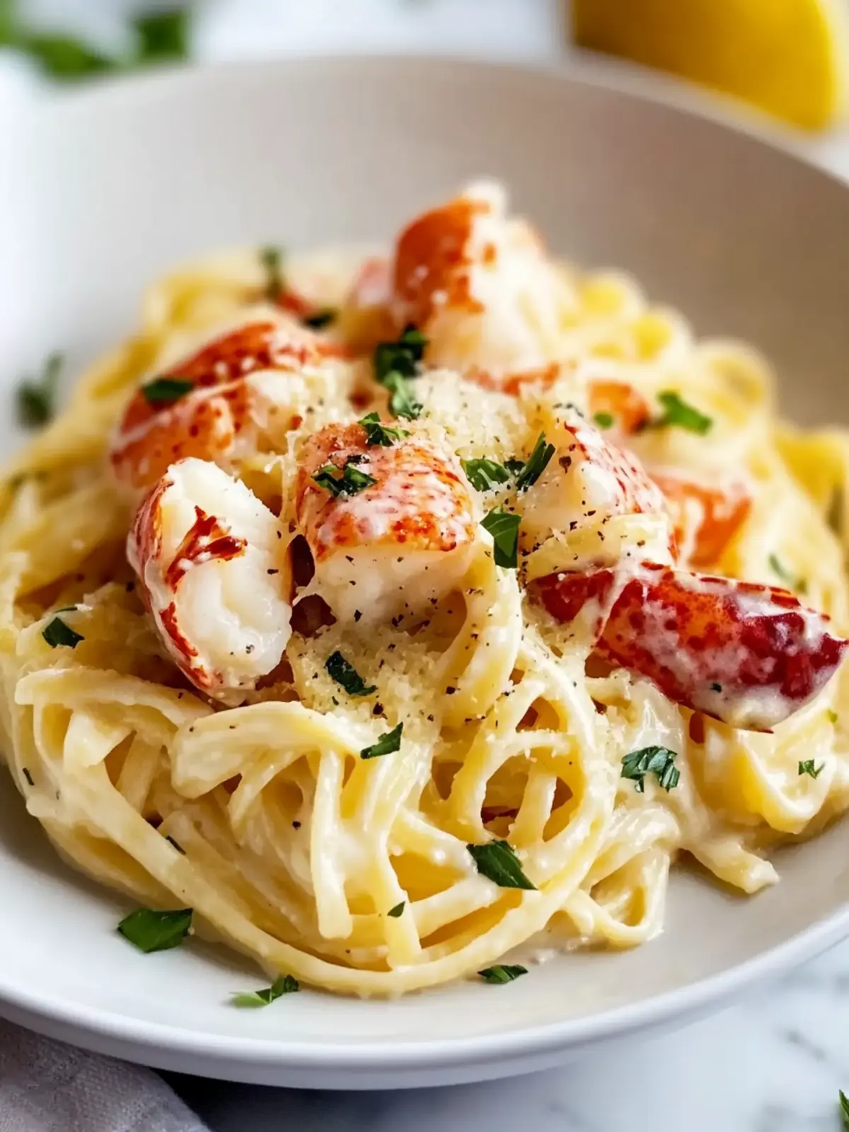 Creamy Lobster Tail Pasta That's Perfect for Special Nights 2 Creamy Lobster Tail Pasta