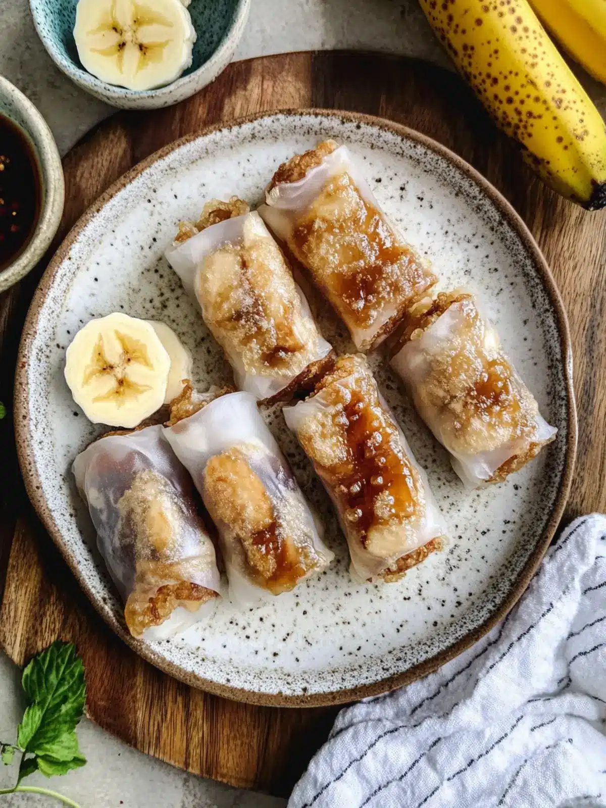 Caramelized Banana Crispy Rice Paper Rolls You’ll Crave Daily 5 Caramelized Banana Crispy Rice Paper Rolls