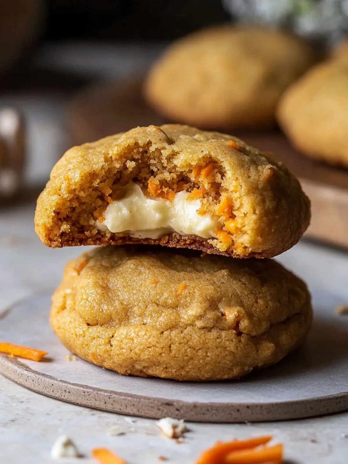 Irresistible Carrot Cake Cookies with Creamy Surprise Filling 3 Carrot cake cookies