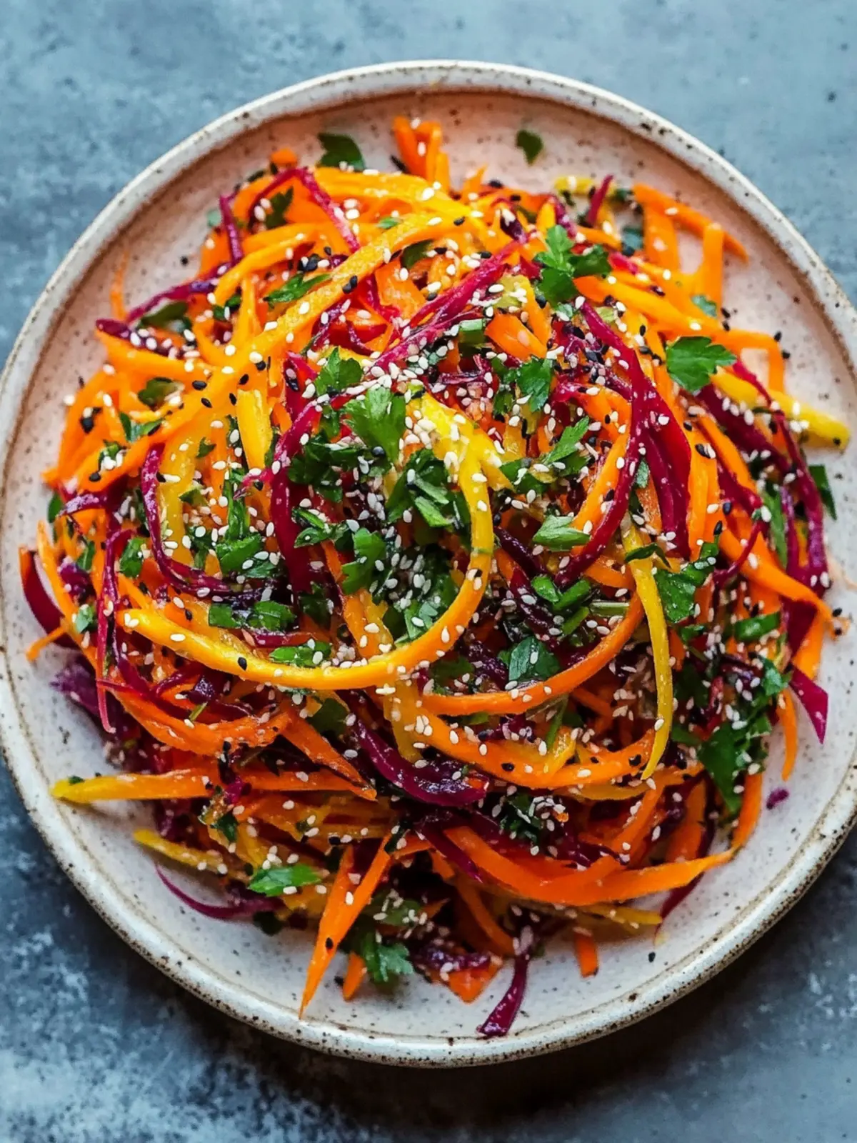 Shaved Rainbow Carrot Sesame Salad for Bright, Fresh Flavor 4 Shaved Rainbow Carrot Sesame Salad