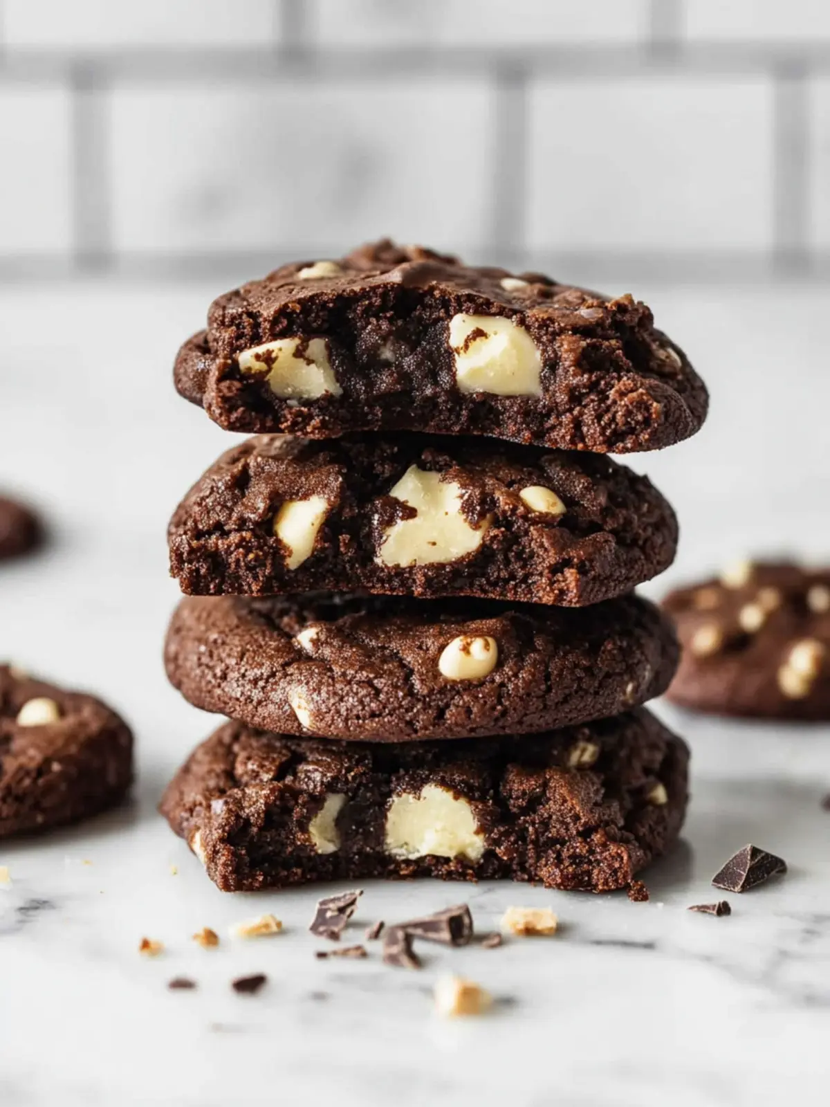 Triple Chocolate NYC Cookies