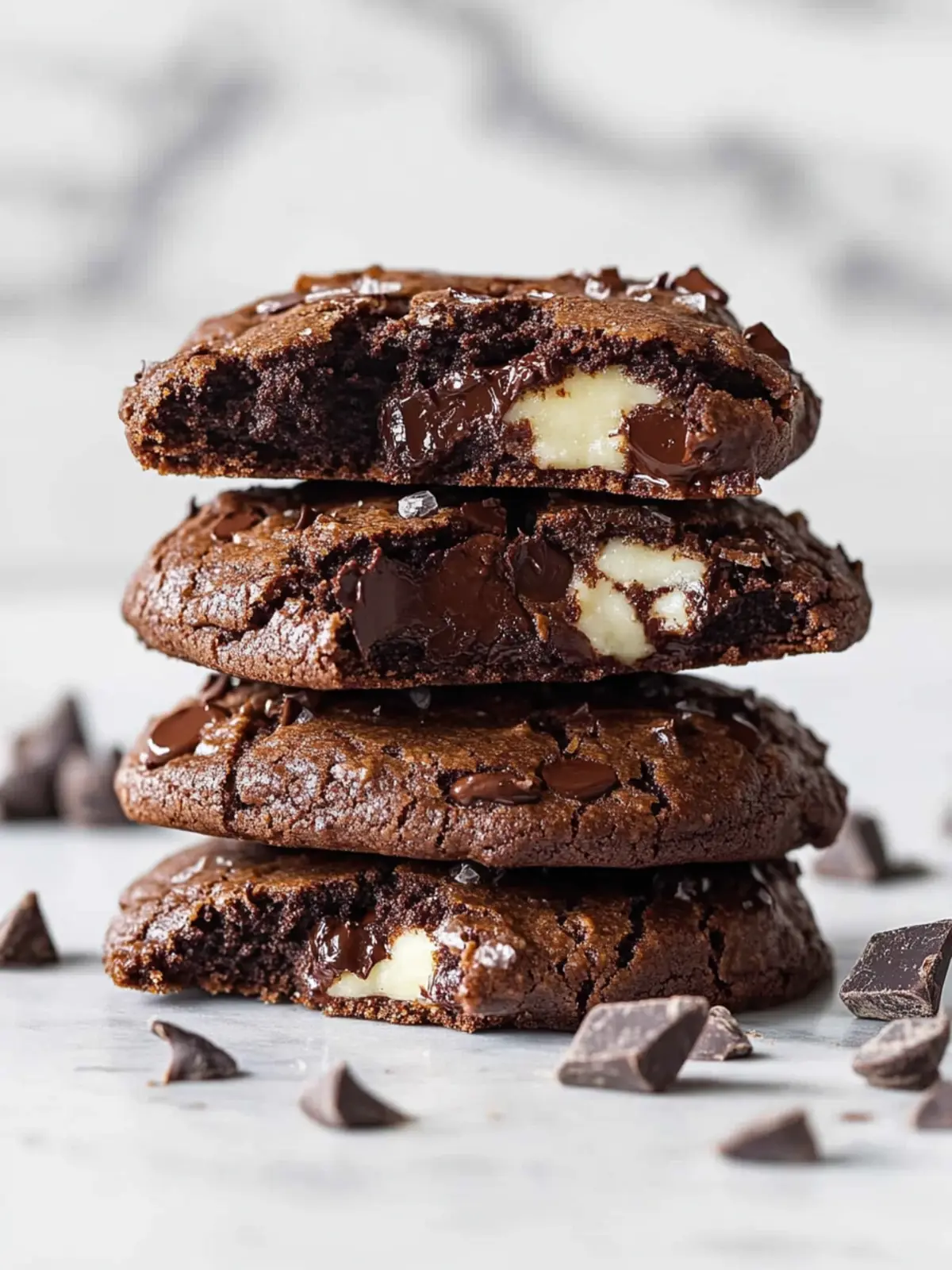 Triple Chocolate NYC Cookies