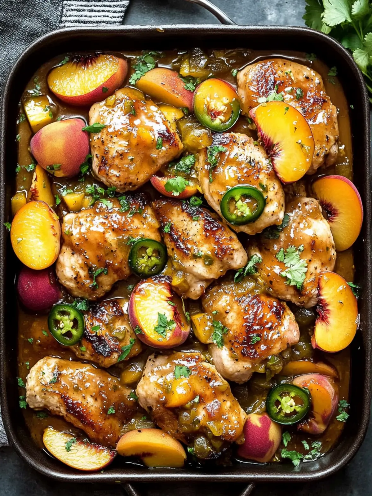 Savor Jalapeño Peach Chicken for a Sweet & Spicy Feast 3 Jalapeño Peach Chicken