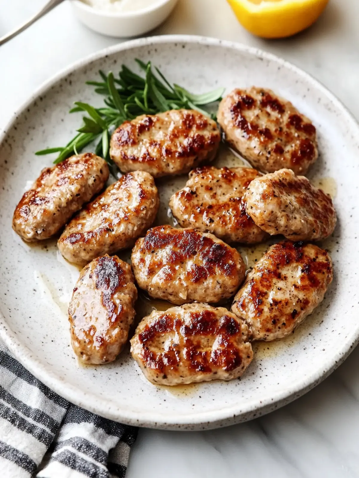 The BEST Chicken Breakfast Sausage (Gluten-Free)