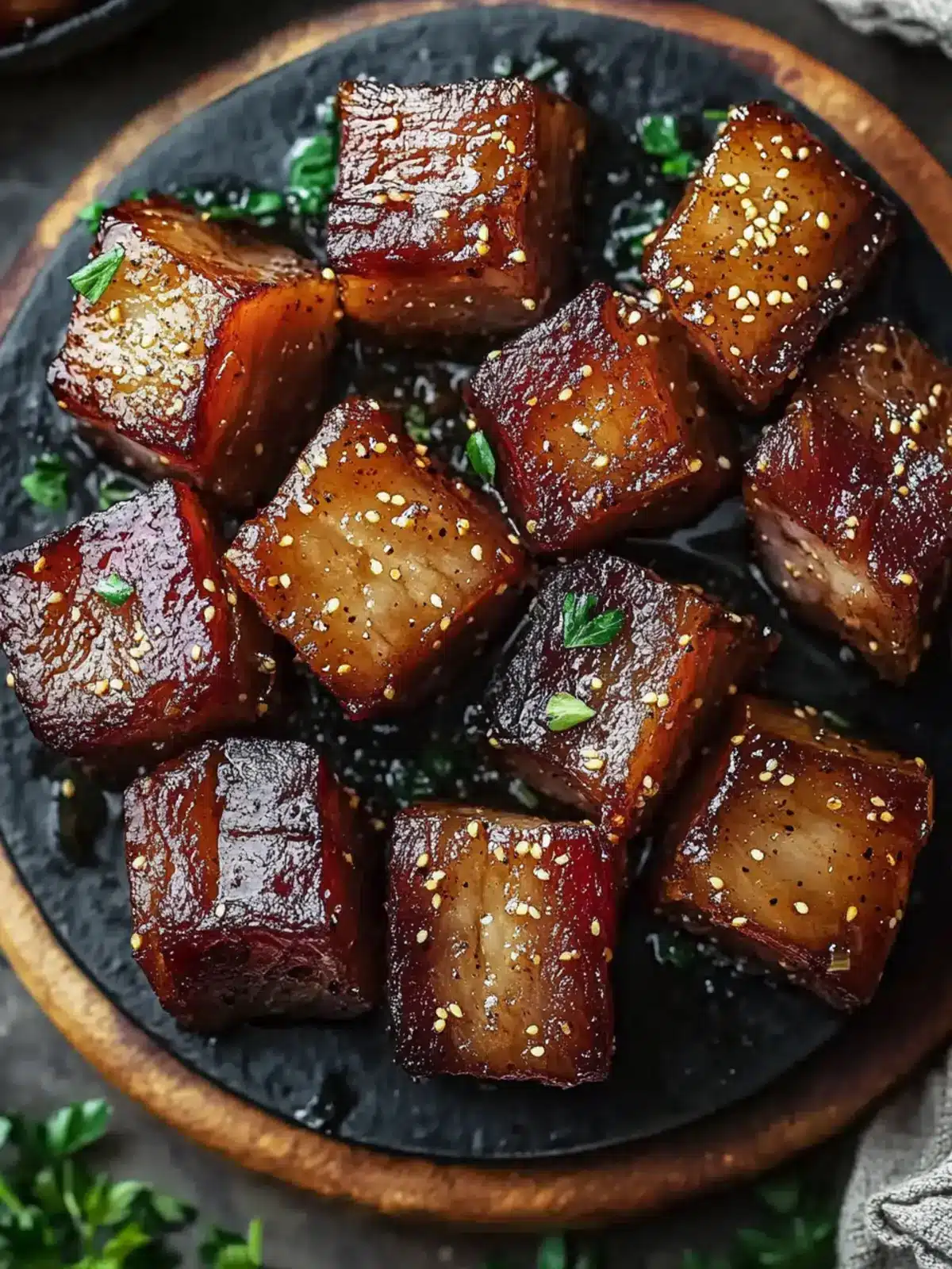 Savory Maple Mustard Pork Belly Bites for Effortless Snacking 5 🥓 Maple Mustard Pork Belly Bites