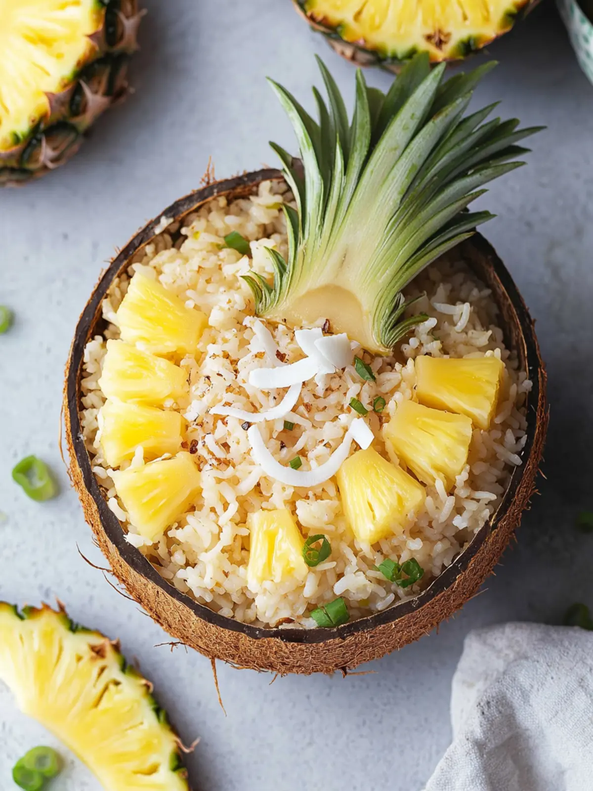 Irresistible Pineapple Coconut Rice for a Tropical Twist 3 Pineapple Coconut Rice