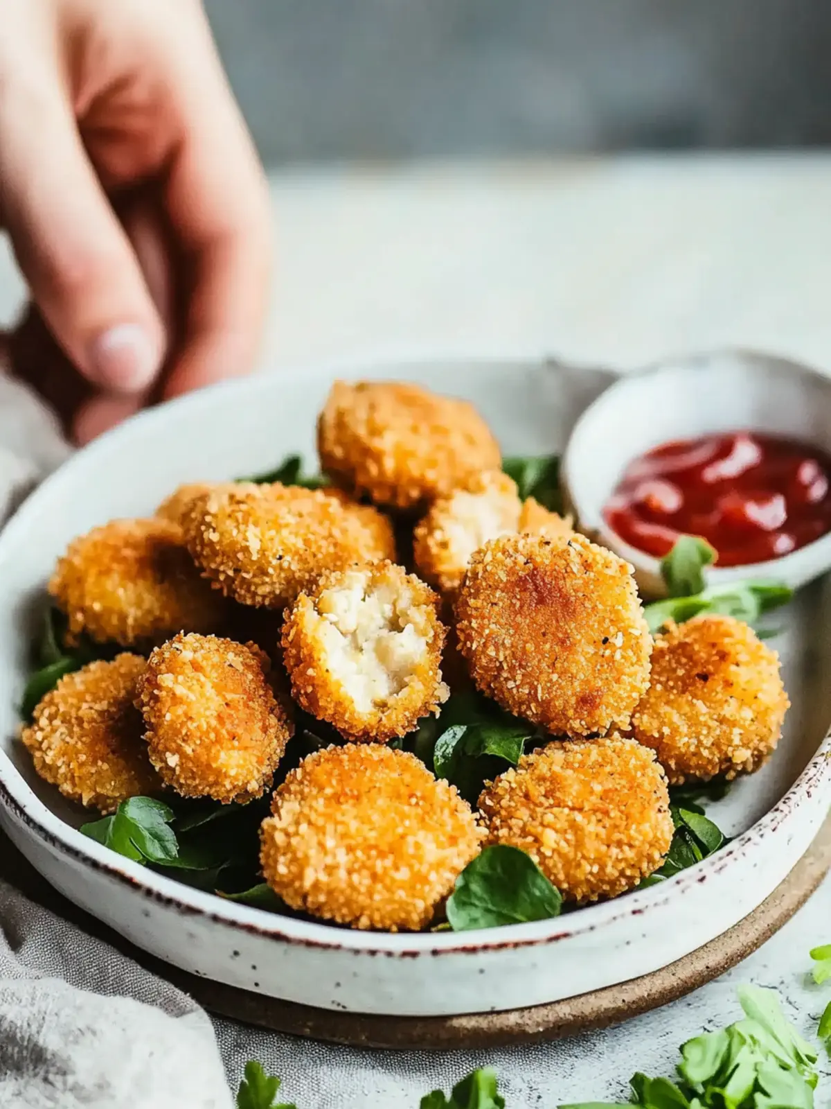 Savory Vegan Chickpea Nuggets for Crispy Comfort Food Love 3 Savory Vegan Chickpea Nuggets
