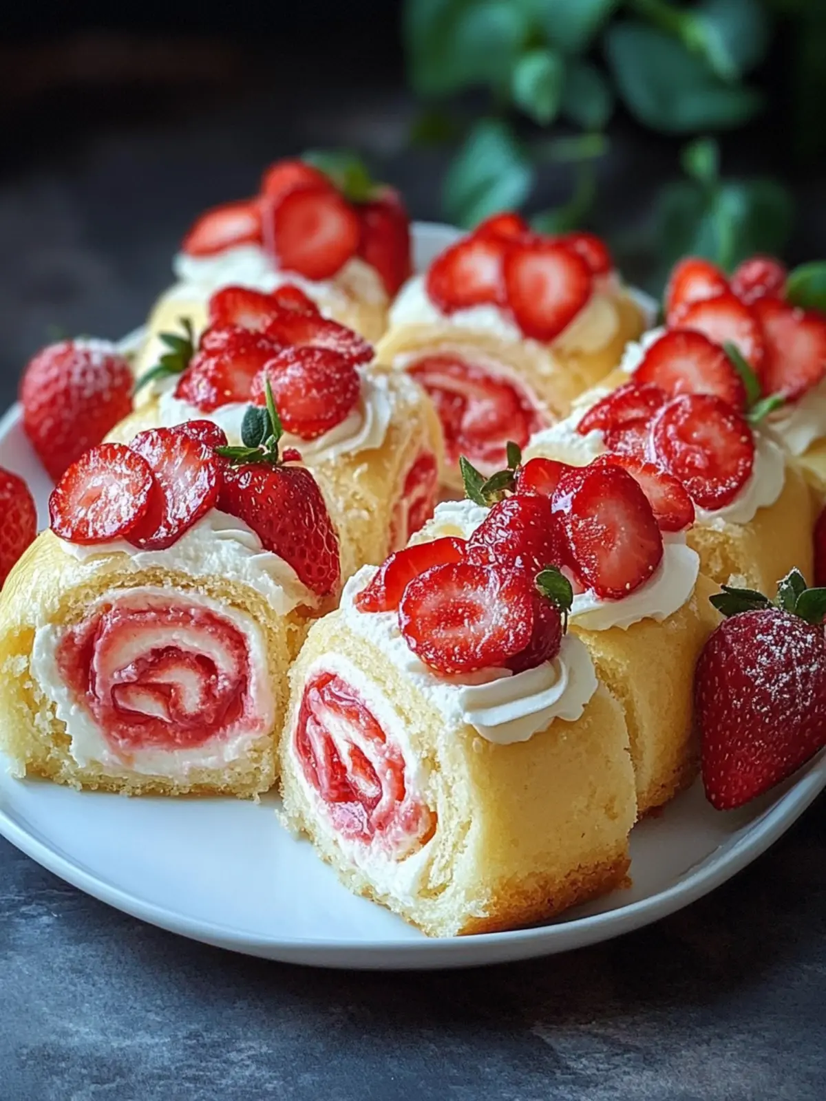 Strawberry Cheesecake Sweet Rolls That Will Make You Smile 4 Strawberry Cheesecake Sweet Rolls