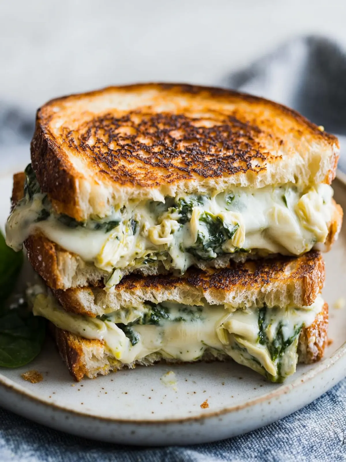 Spinach Artichoke Grilled Cheese: A Melty Dream Sandwich 5 Spinach Artichoke Grilled Cheese