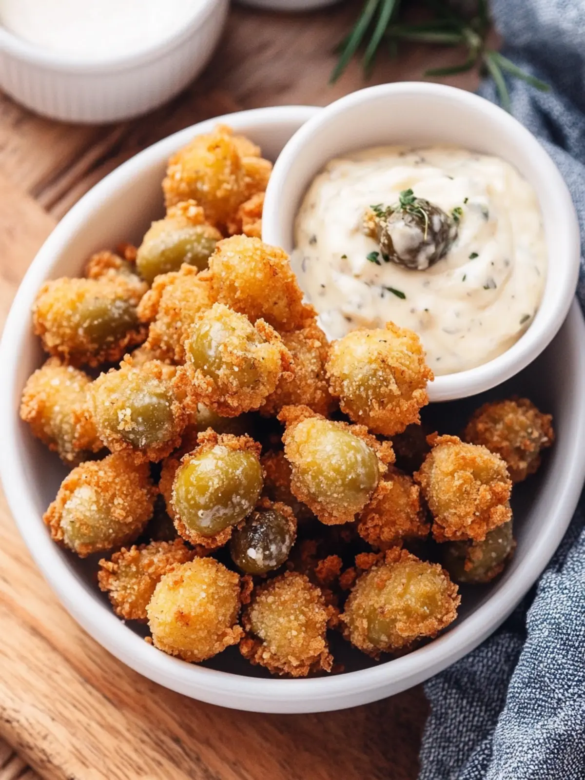 Crispy Fried Olives with Garlic Aioli for Flavor Lovers