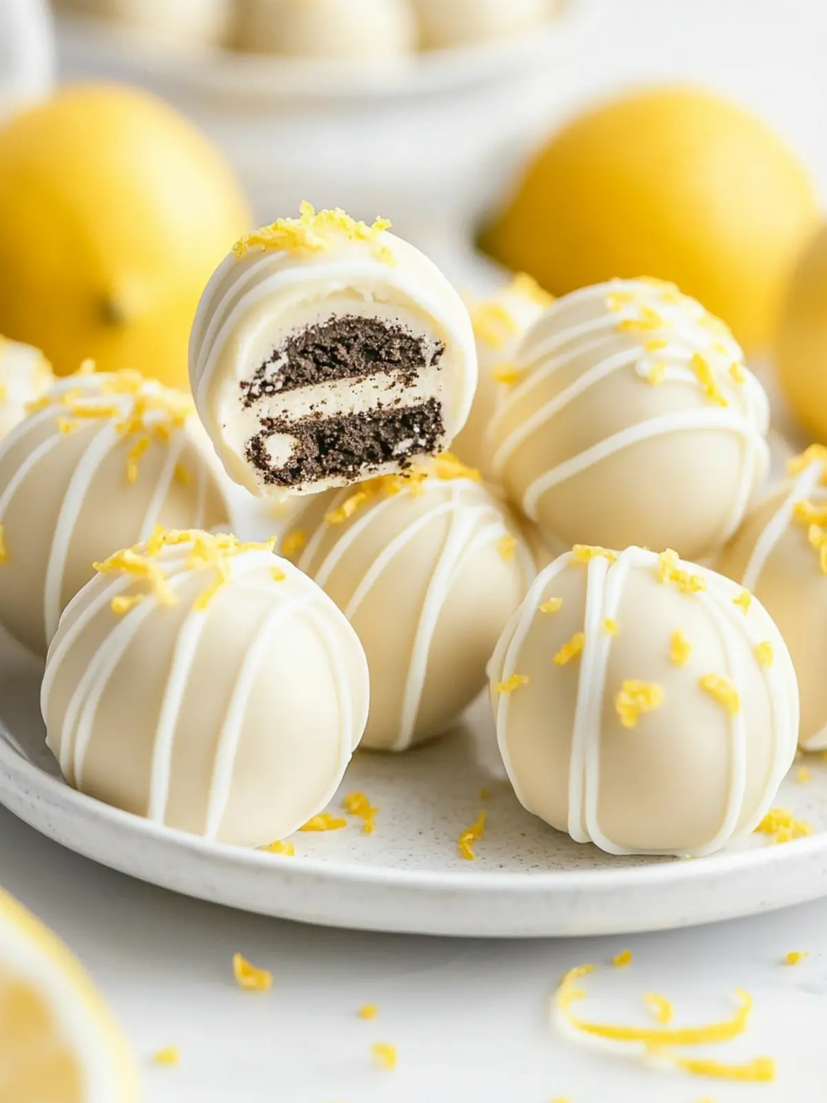 Lemon Oreo Truffles