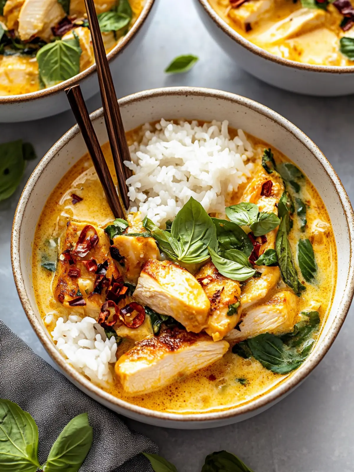 Irresistible Lemongrass Broth Bowls with Yellow Curry Chicken