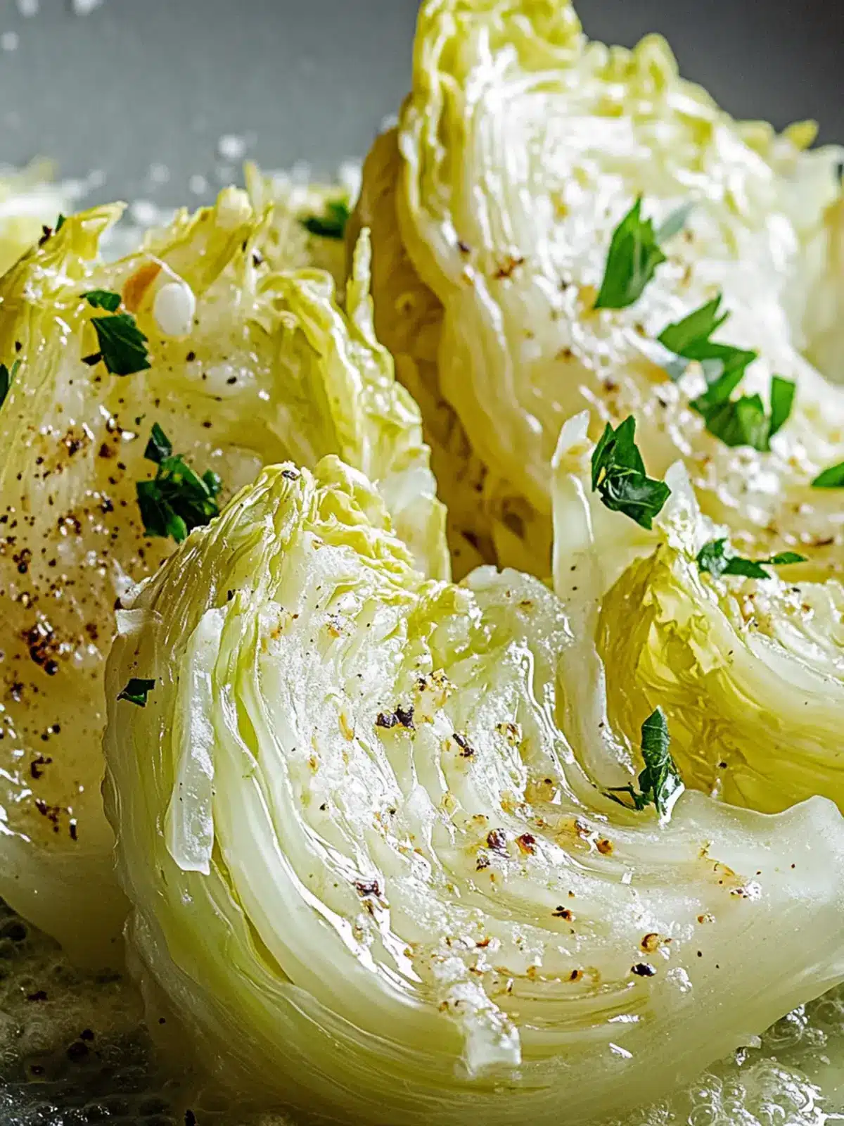 Melted Cabbage with Garlic and Parmesan: A Veggie Delight 3 Melted Cabbage