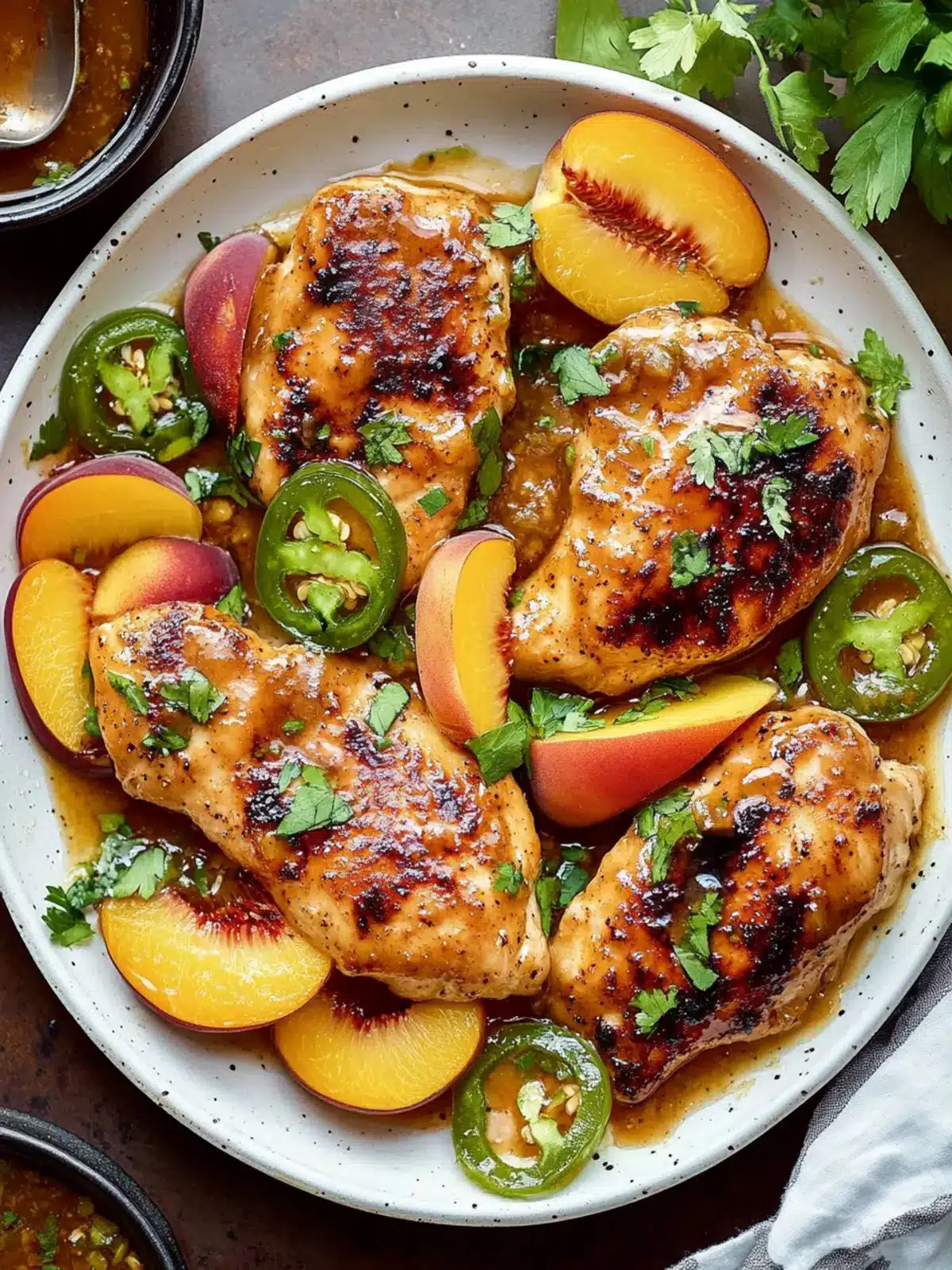Savor Jalapeño Peach Chicken for a Sweet & Spicy Feast 5 Jalapeño Peach Chicken